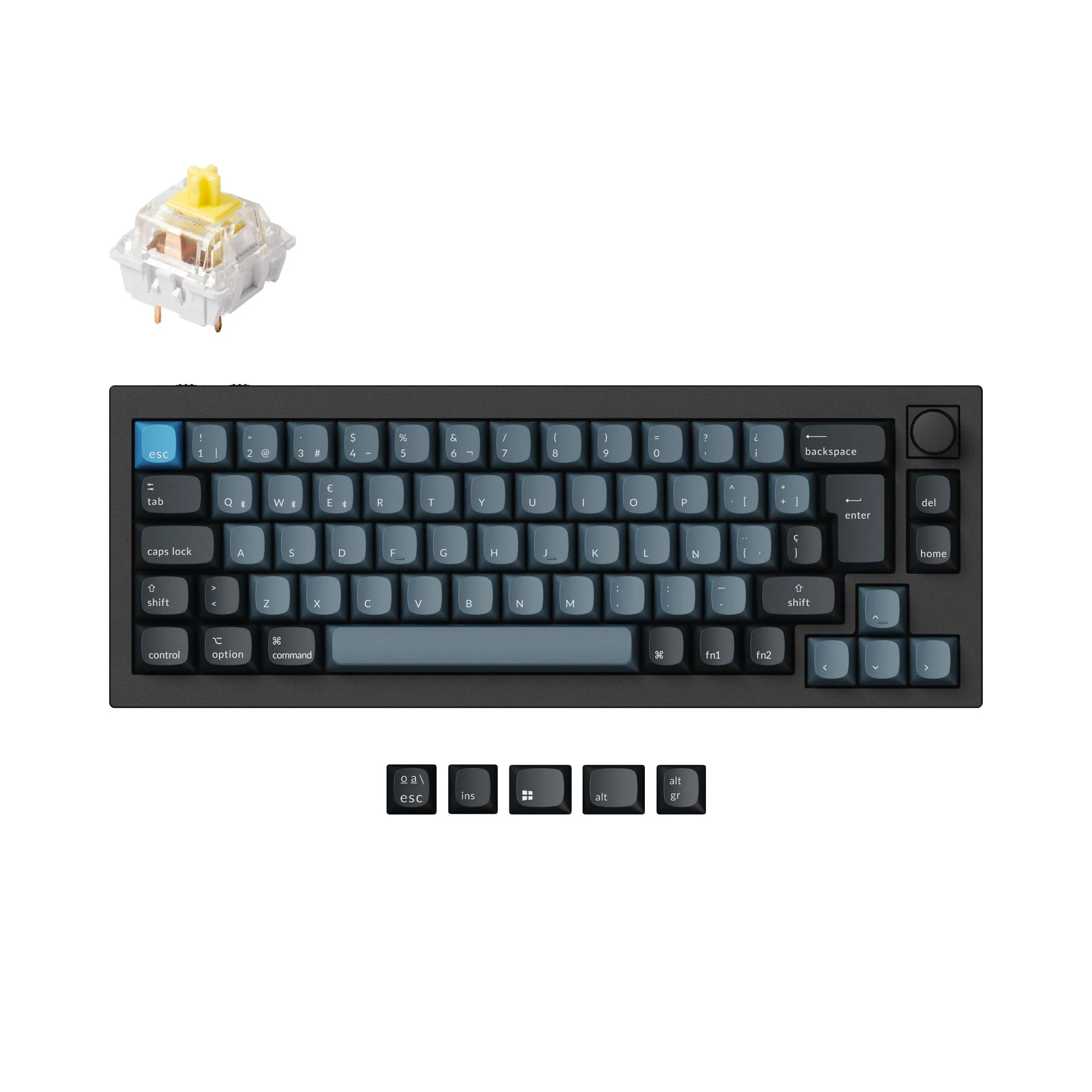 Keychron Q2 Pro QMK/VIA Wireless Custom Mechanical Keyboard ISO Layout Collection - Image 10