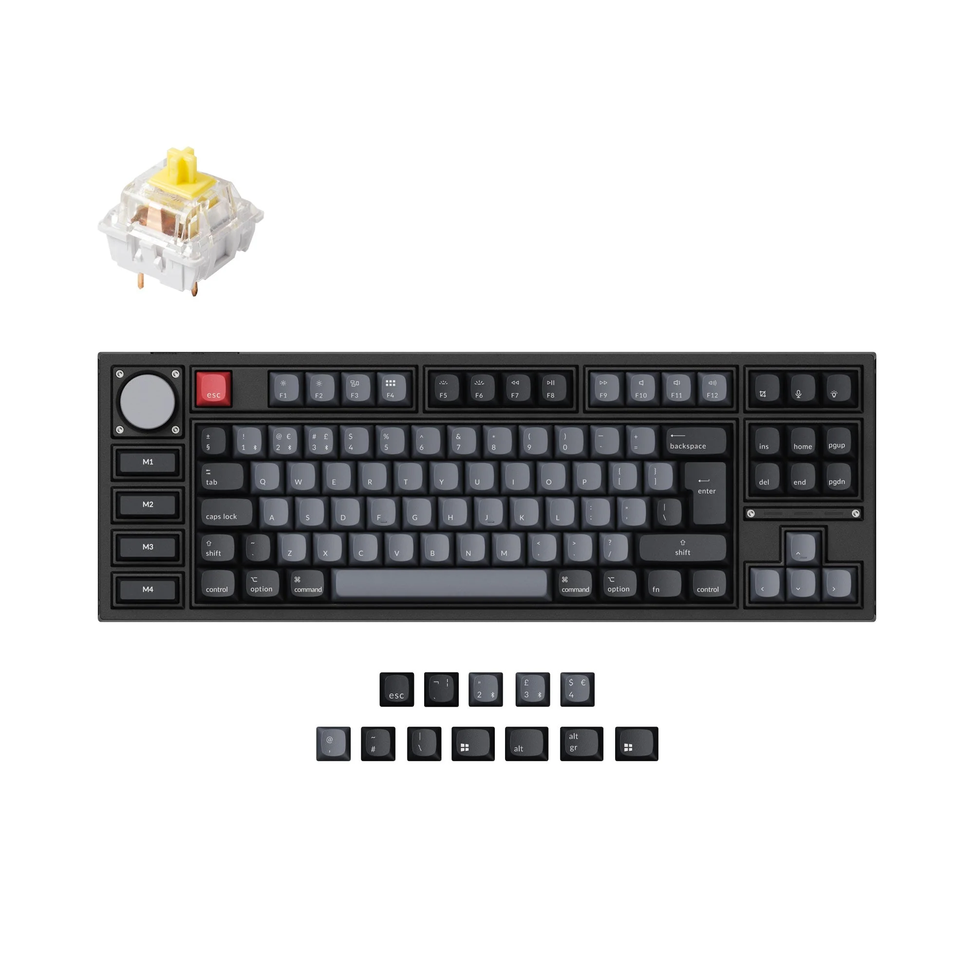 Keychron Q3 Pro QMK/VIA Wireless Custom Mechanical Keyboard ISO Layout Collection - Image 10