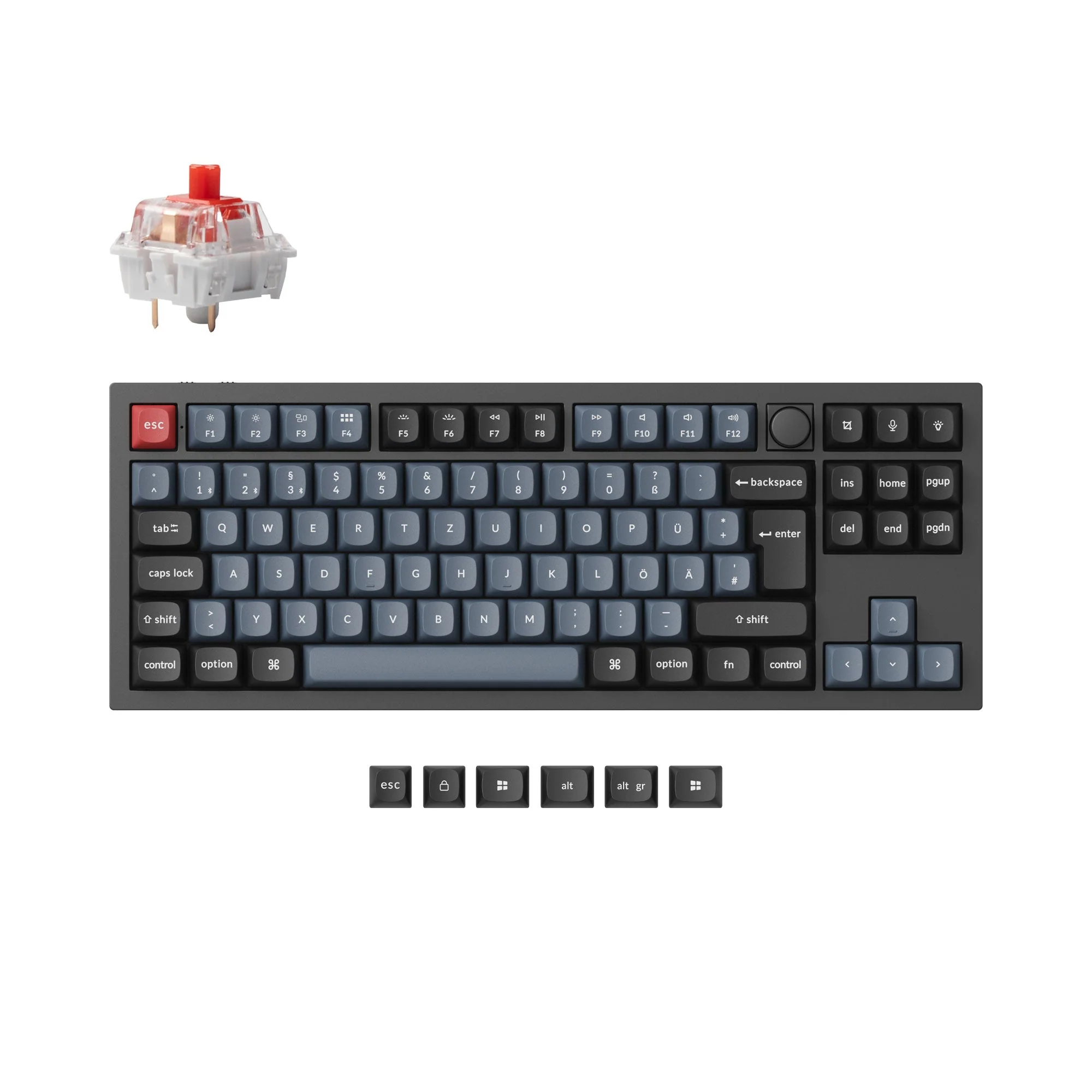 Keychron Q3 Pro QMK/VIA Wireless Custom Mechanical Keyboard ISO Layout Collection - Image 16