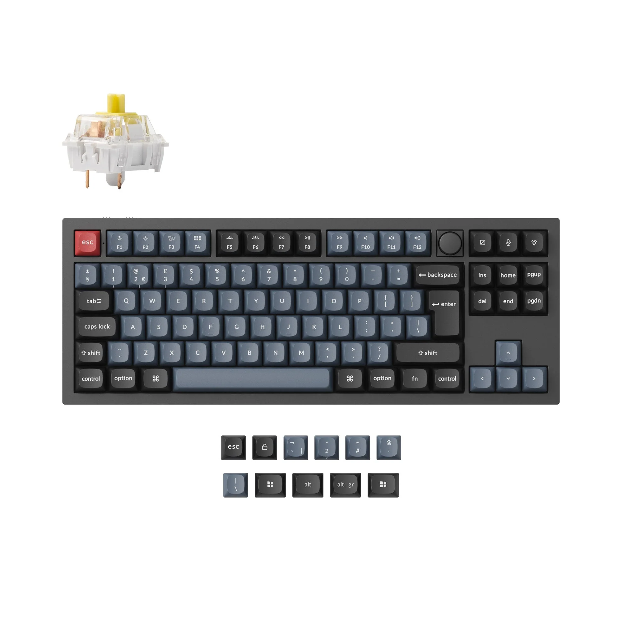 Keychron Q3 Pro QMK/VIA Wireless Custom Mechanical Keyboard ISO Layout Collection - Image 19