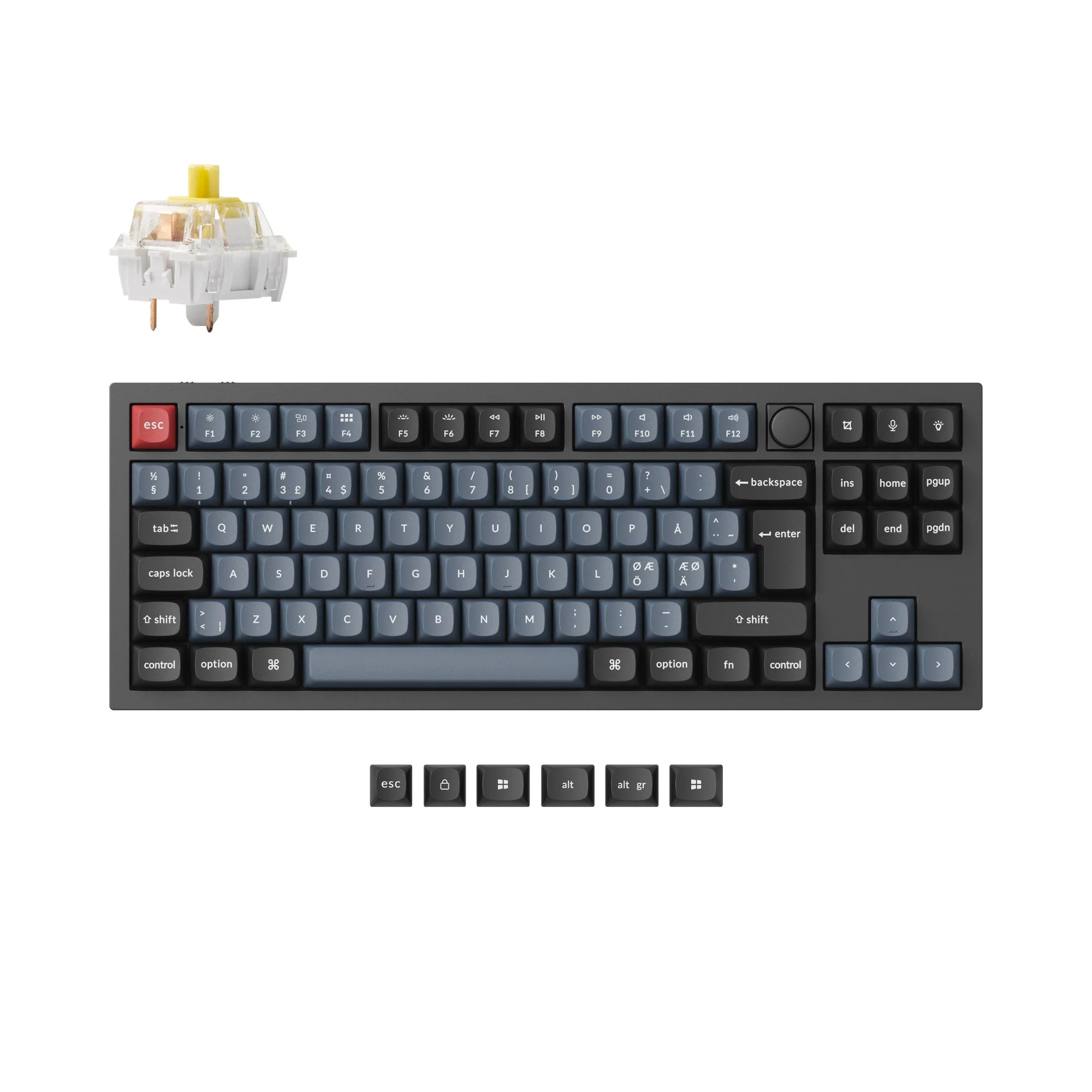 Keychron Q3 Pro QMK/VIA Wireless Custom Mechanical Keyboard ISO Layout Collection - Image 21