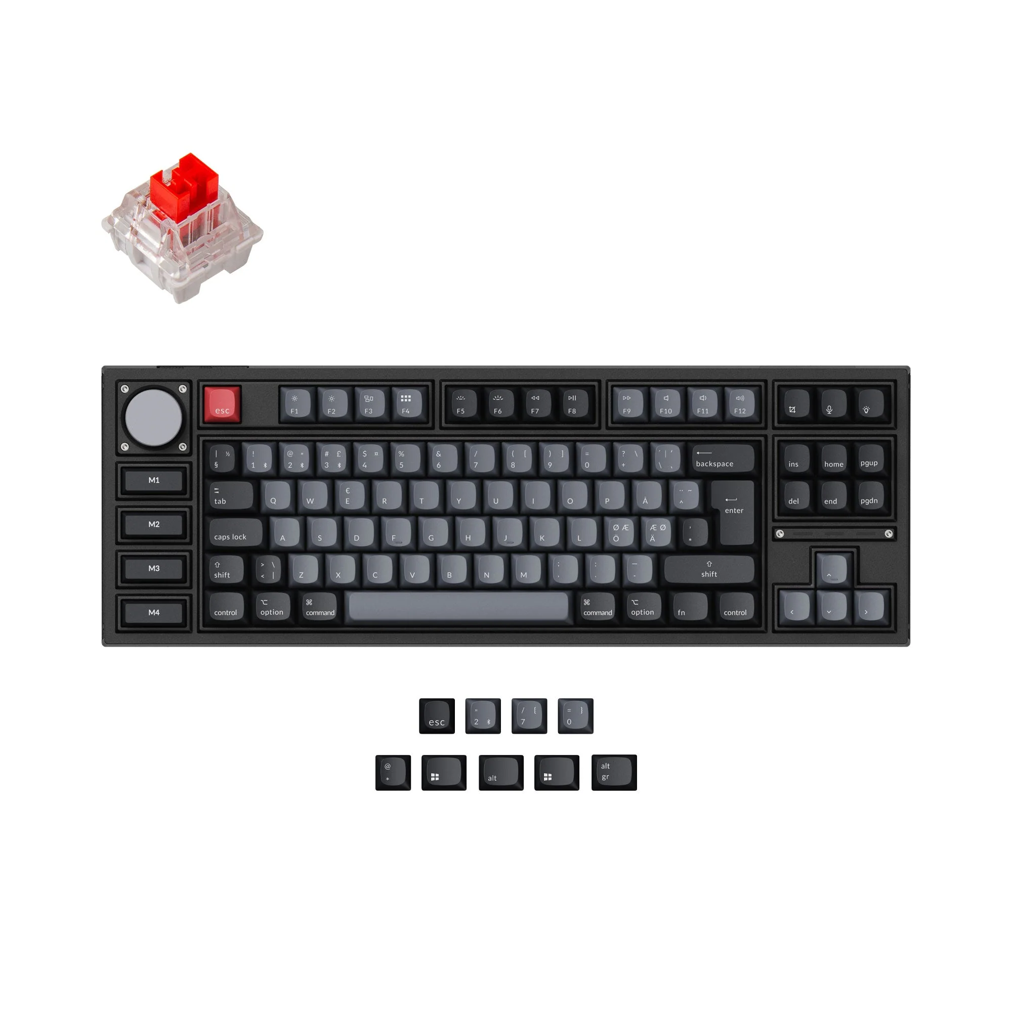 Keychron Q3 Pro QMK/VIA Wireless Custom Mechanical Keyboard ISO Layout Collection - Image 3
