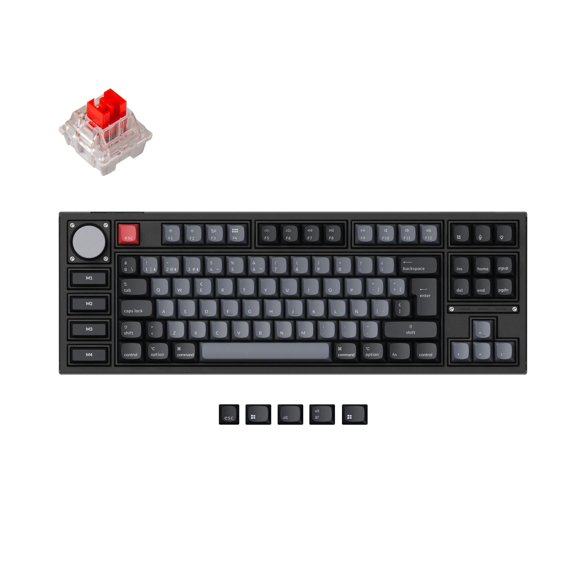 Keychron Q3 Pro QMK/VIA Wireless Custom Mechanical Keyboard ISO Layout Collection - Image 5