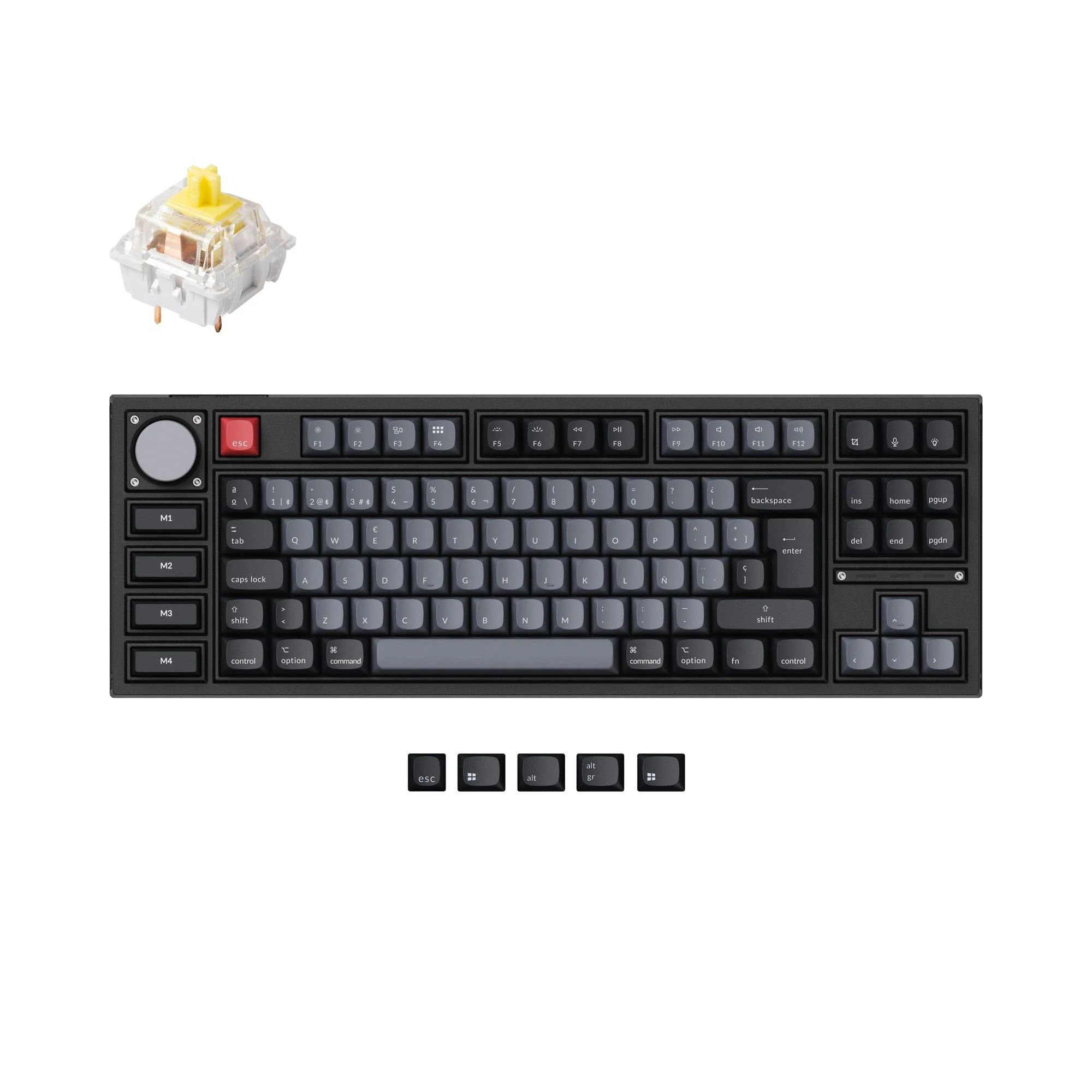 Keychron Q3 Pro QMK/VIA Wireless Custom Mechanical Keyboard ISO Layout Collection - Image 6