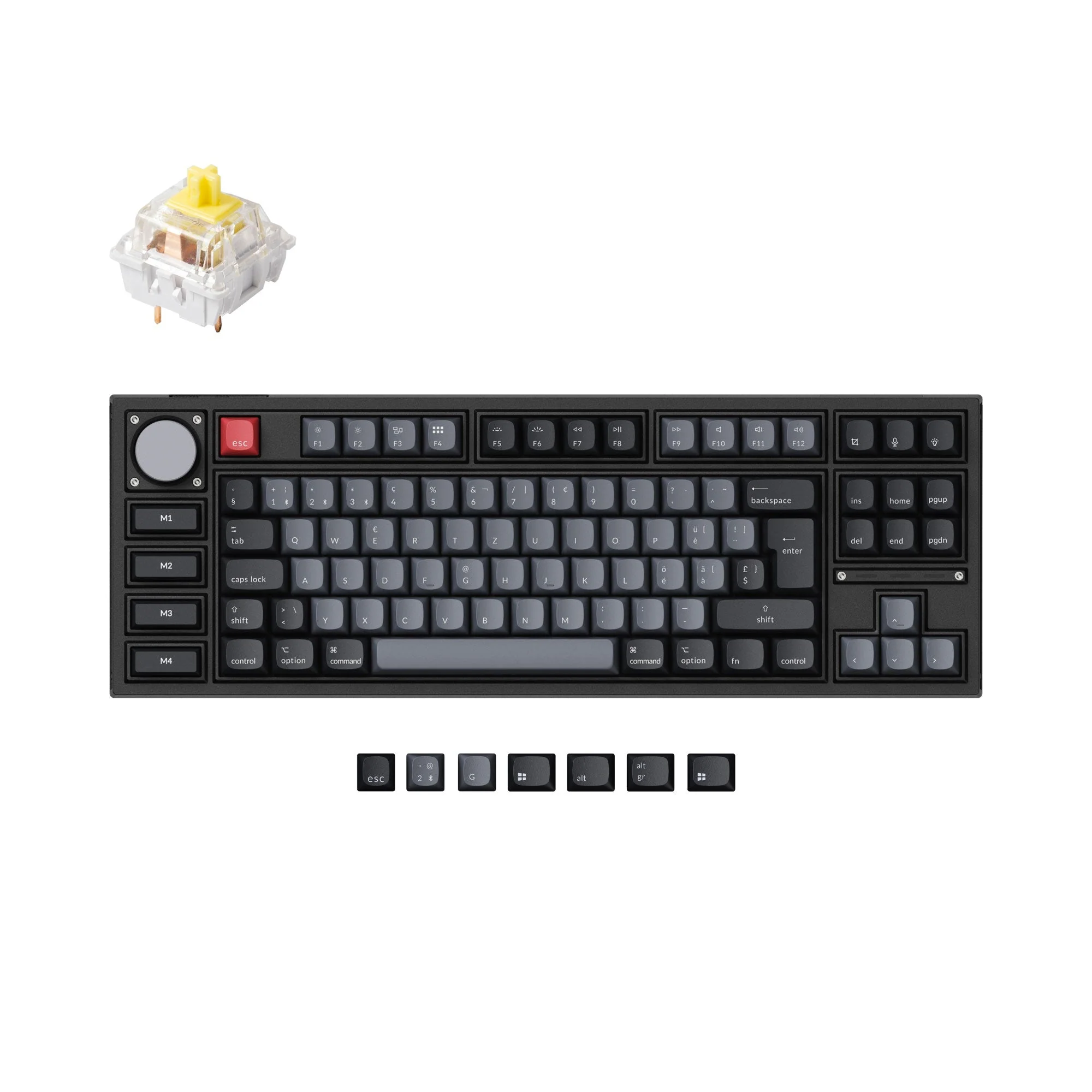 Keychron Q3 Pro QMK/VIA Wireless Custom Mechanical Keyboard ISO Layout Collection - Image 8
