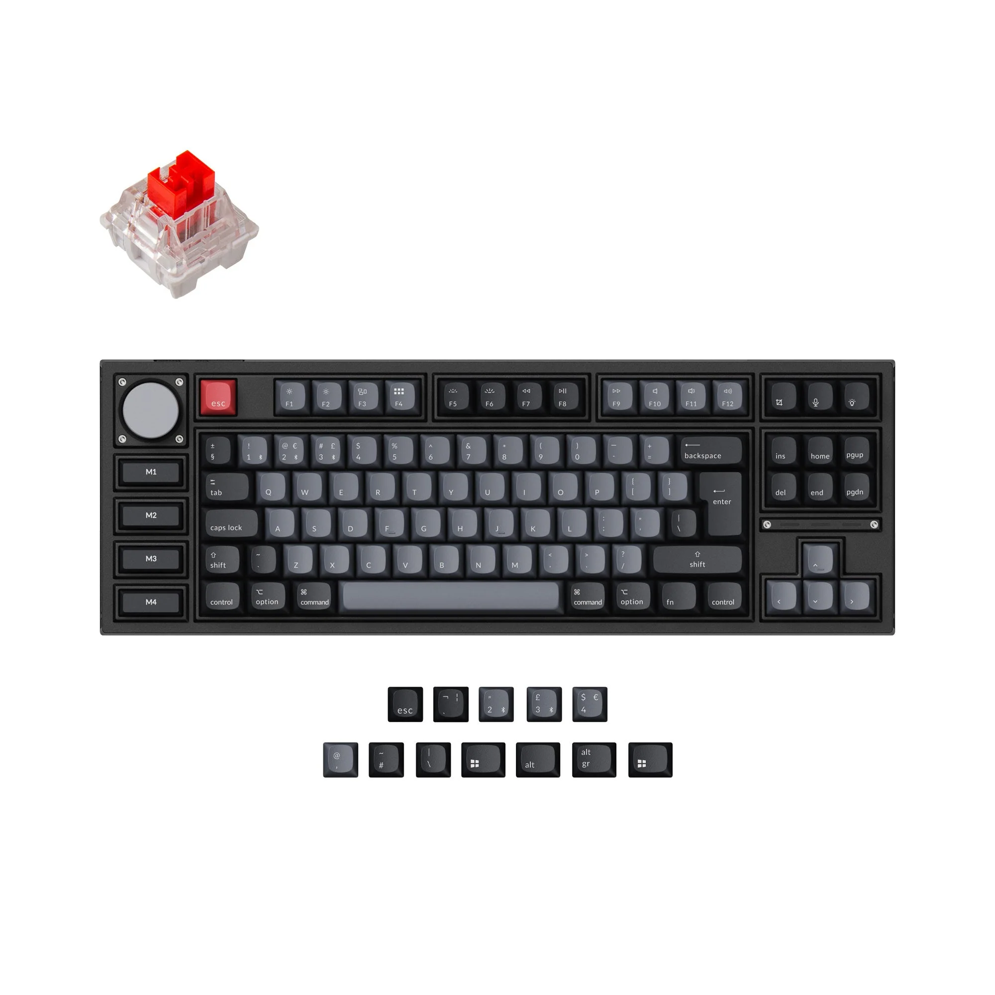 Keychron Q3 Pro QMK/VIA Wireless Custom Mechanical Keyboard ISO Layout Collection - Image 9