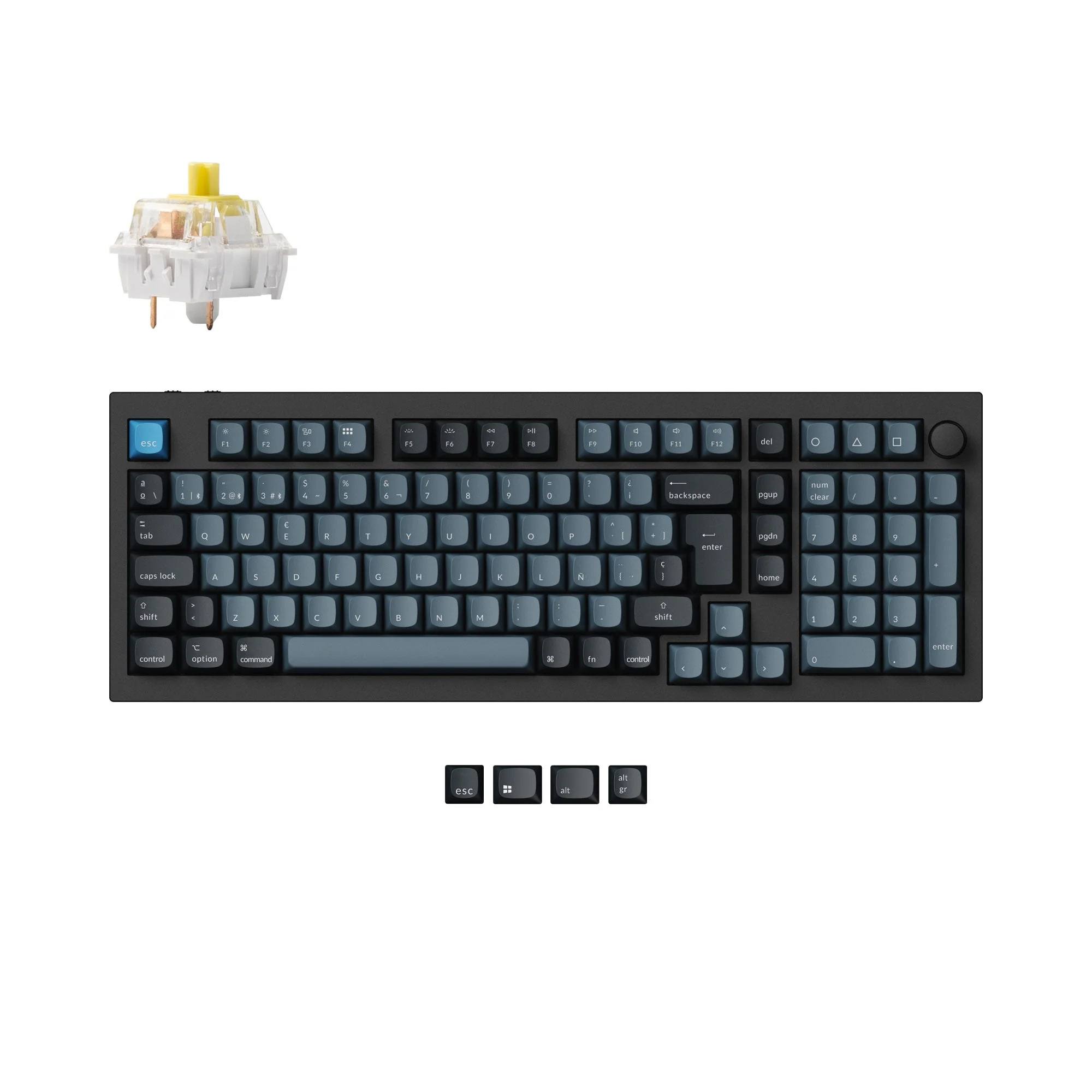 Keychron Q5 Pro QMK/VIA Wireless Custom Mechanical Keyboard ISO Layout Collection - Image 10