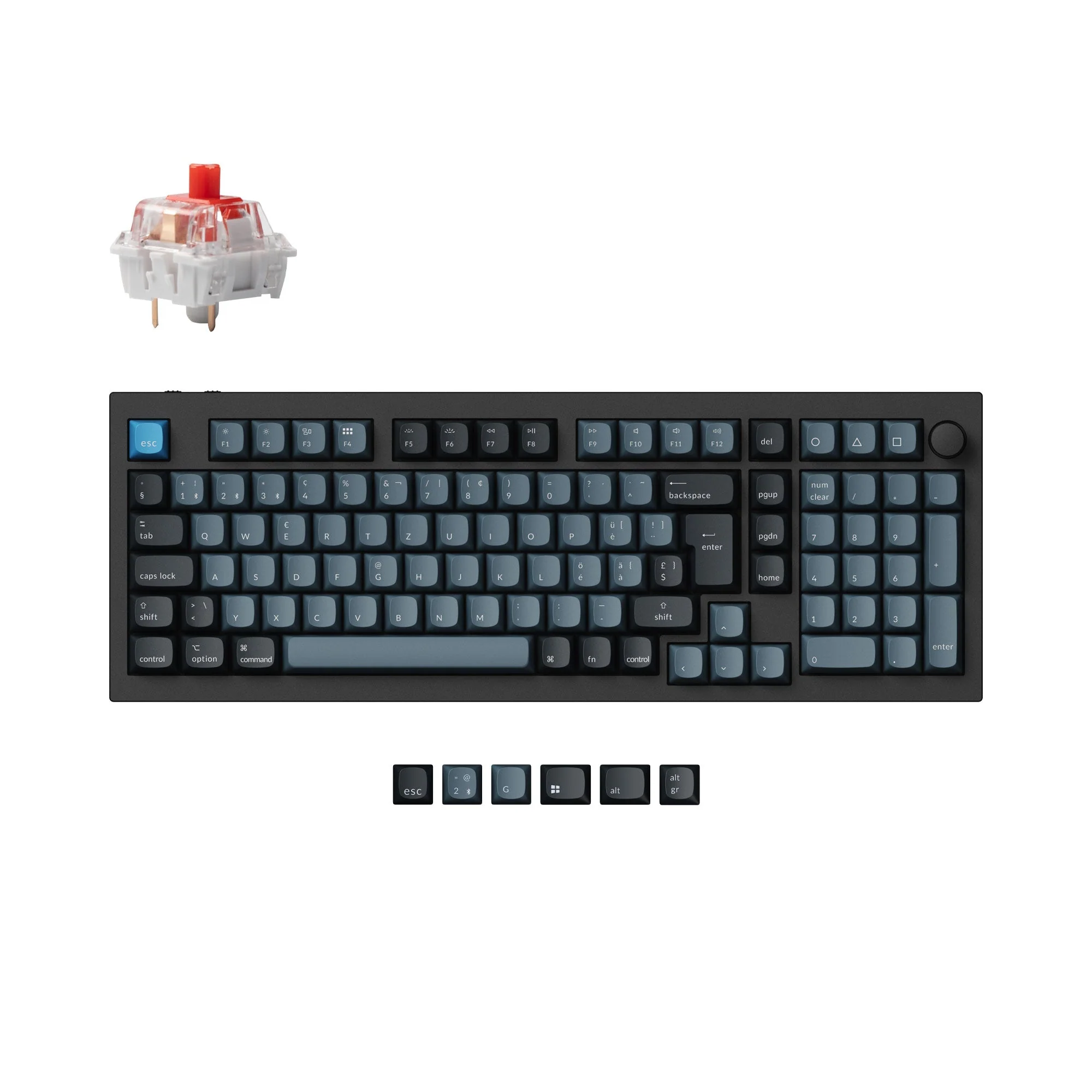 Keychron Q5 Pro QMK/VIA Wireless Custom Mechanical Keyboard ISO Layout Collection - Image 11