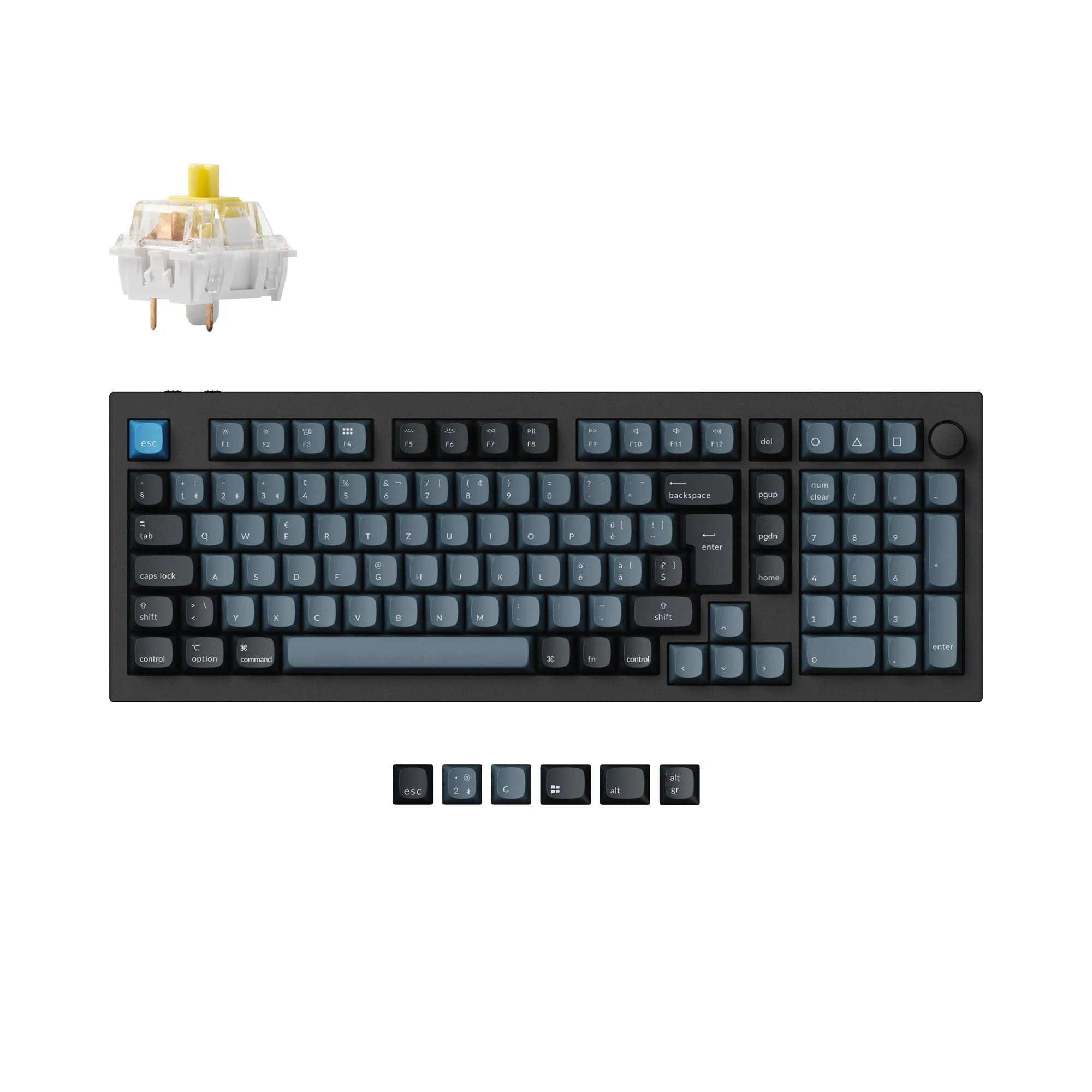 Keychron Q5 Pro QMK/VIA Wireless Custom Mechanical Keyboard ISO Layout Collection - Image 12