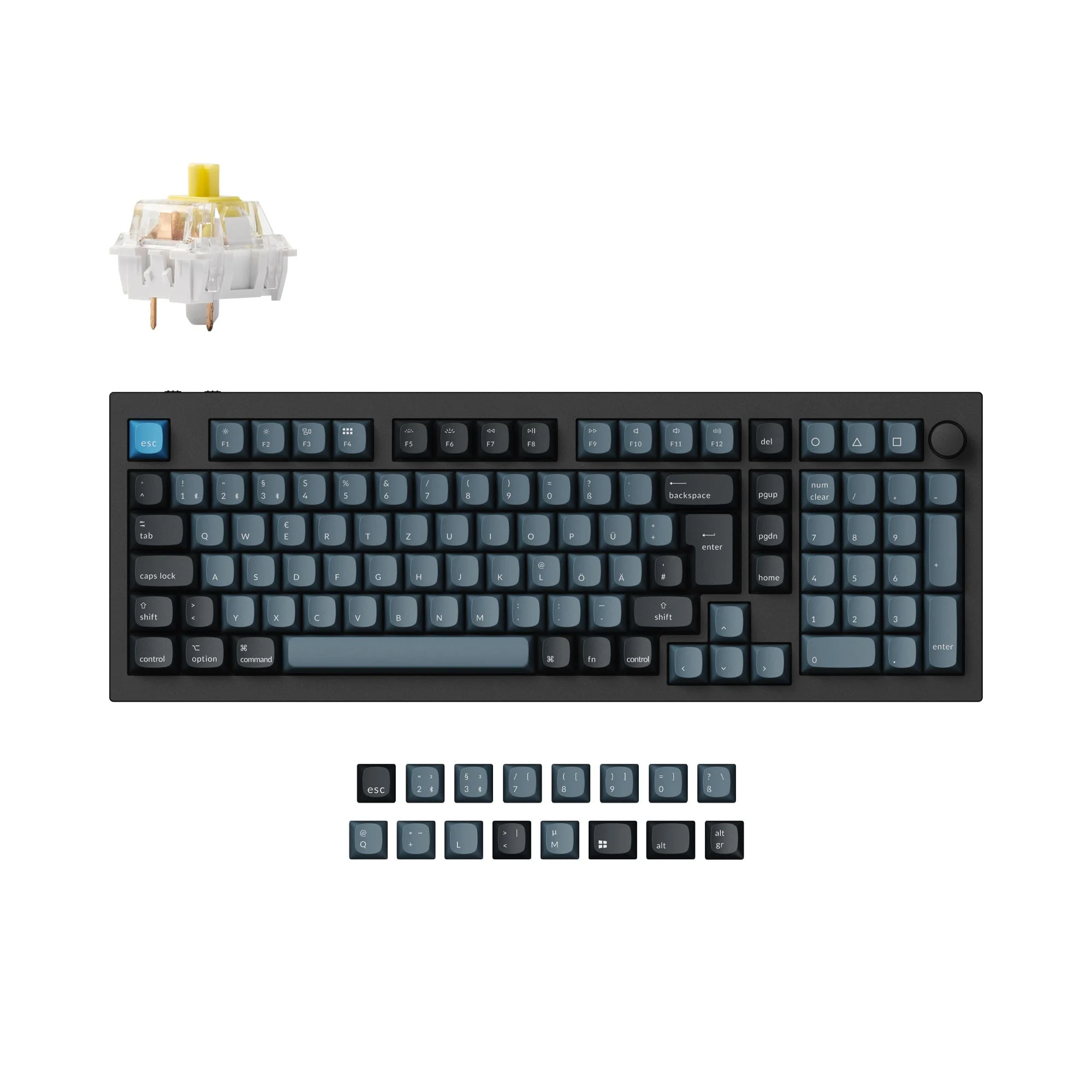 Keychron Q5 Pro QMK/VIA Wireless Custom Mechanical Keyboard ISO Layout Collection - Image 2