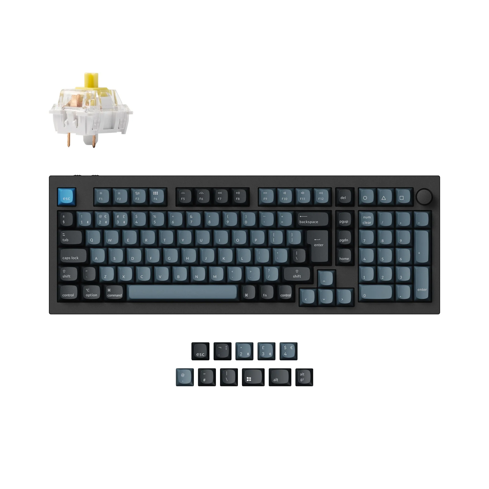 Keychron Q5 Pro QMK/VIA Wireless Custom Mechanical Keyboard ISO Layout Collection - Image 4