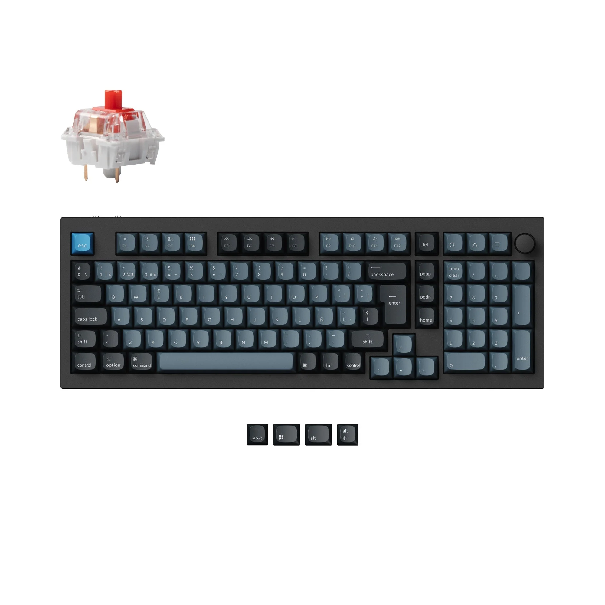 Keychron Q5 Pro QMK/VIA Wireless Custom Mechanical Keyboard ISO Layout Collection - Image 9