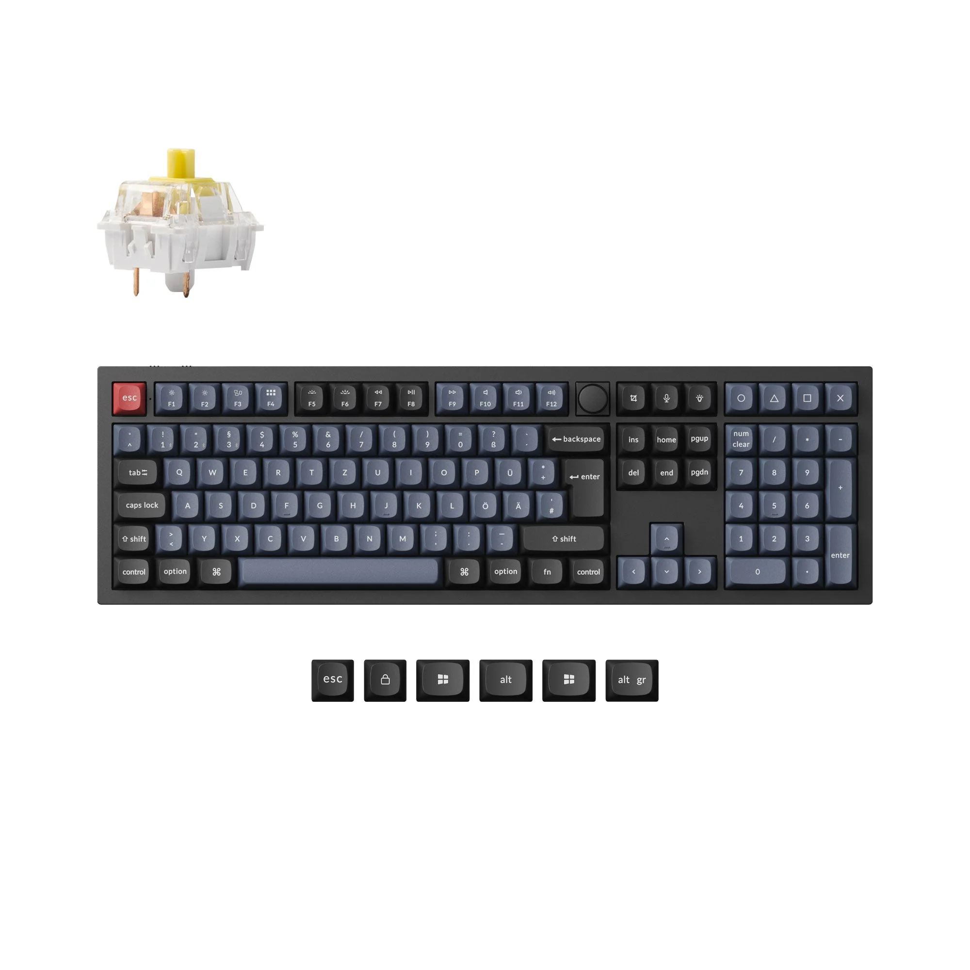 Keychron Q6 Pro QMK/VIA Wireless Custom Mechanical Keyboard ISO Layout Collection - Image 16