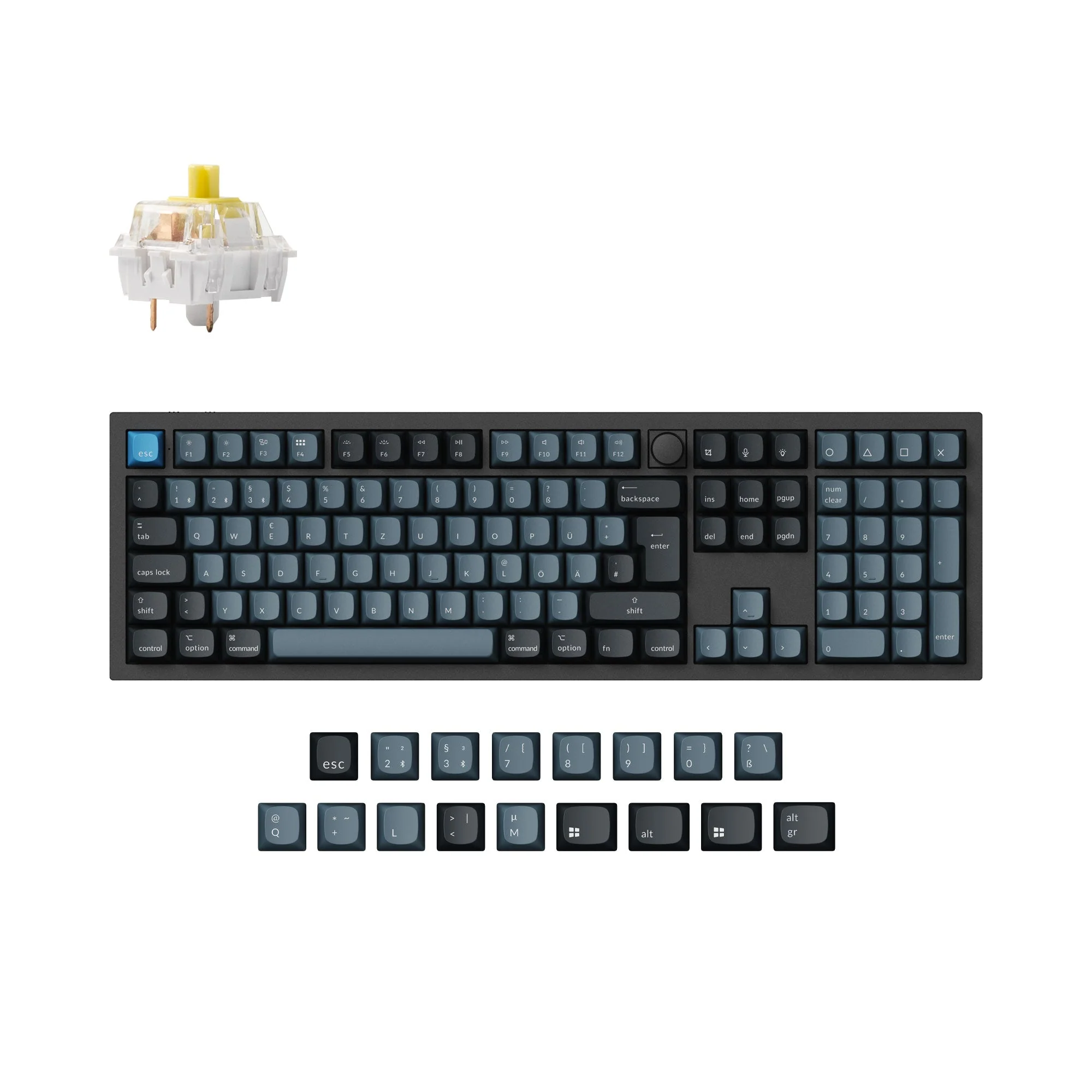 Keychron Q6 Pro QMK/VIA Wireless Custom Mechanical Keyboard ISO Layout Collection - Image 2