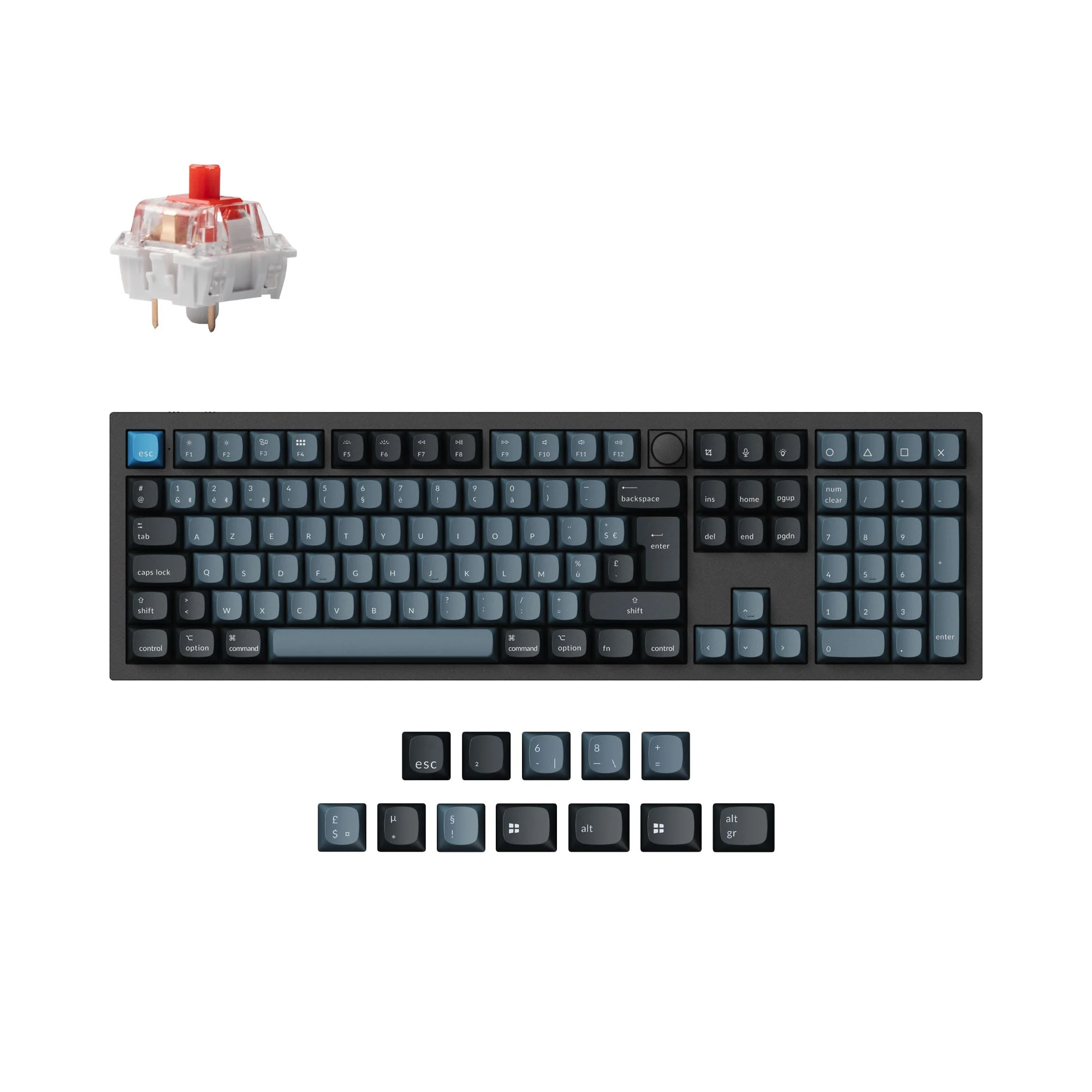 Keychron Q6 Pro QMK/VIA Wireless Custom Mechanical Keyboard ISO Layout Collection - Image 7