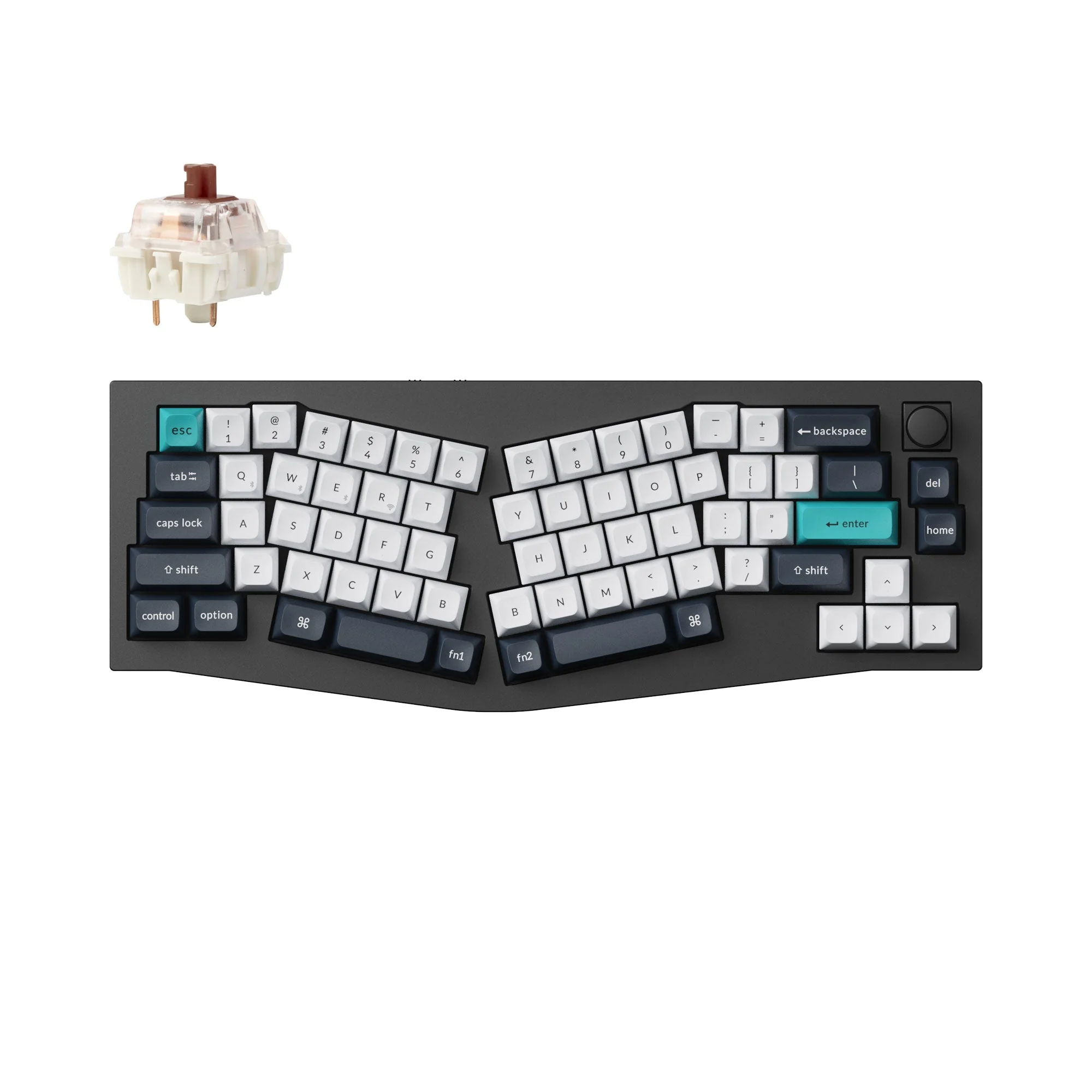 Keychron Q8 Max (Alice Layout) QMK/VIA Wireless Custom Mechanical Keyboard - Image 2