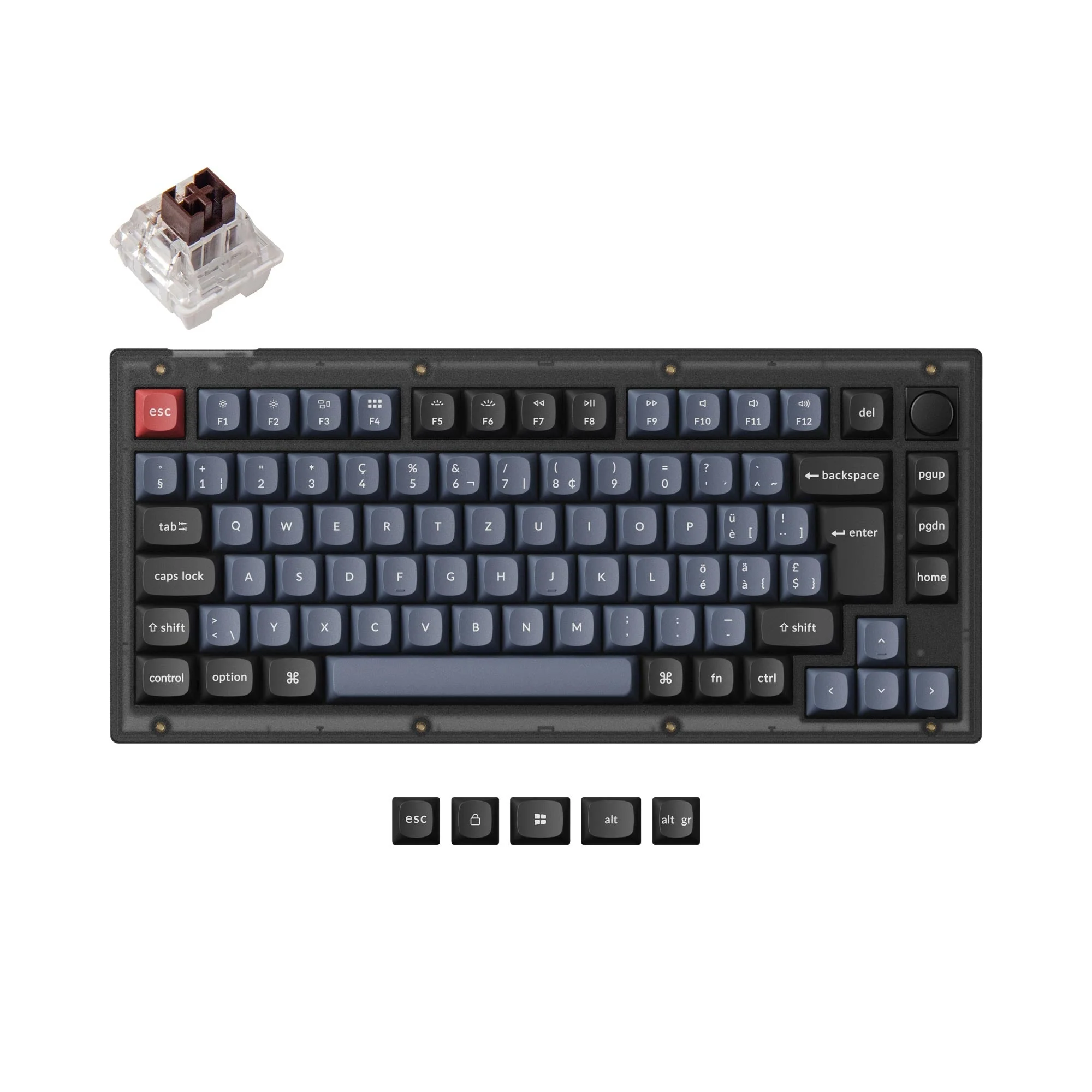 Keychron V1 QMK Custom Mechanical Keyboard ISO Layout Collection - Image 16