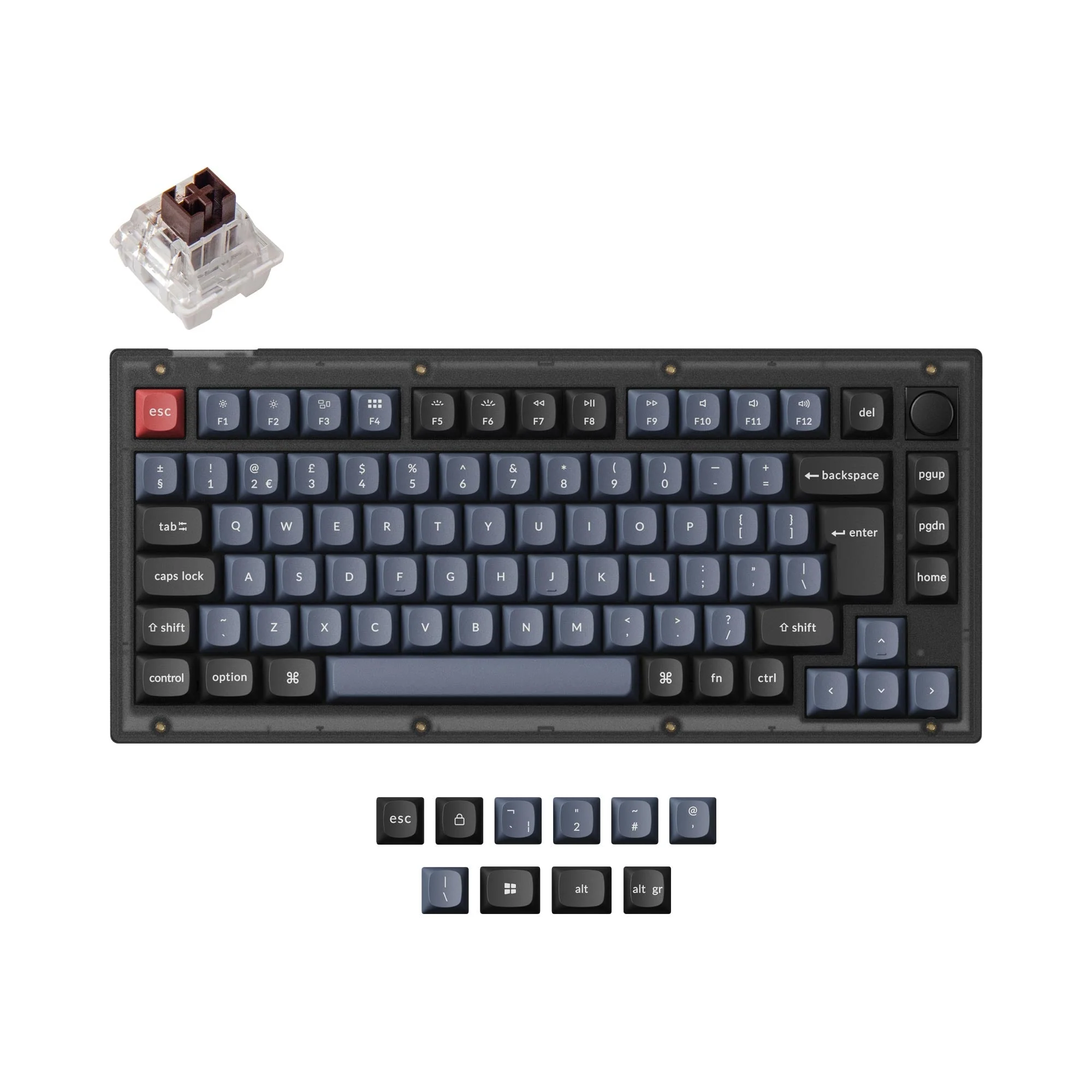 Keychron V1 QMK Custom Mechanical Keyboard ISO Layout Collection - Image 20