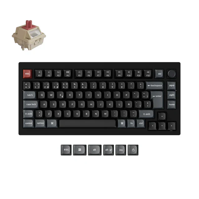 Keychron V1 Ultra 8K Wireless Custom Mechanical Keyboard (US ANSI Layout) - Image 11