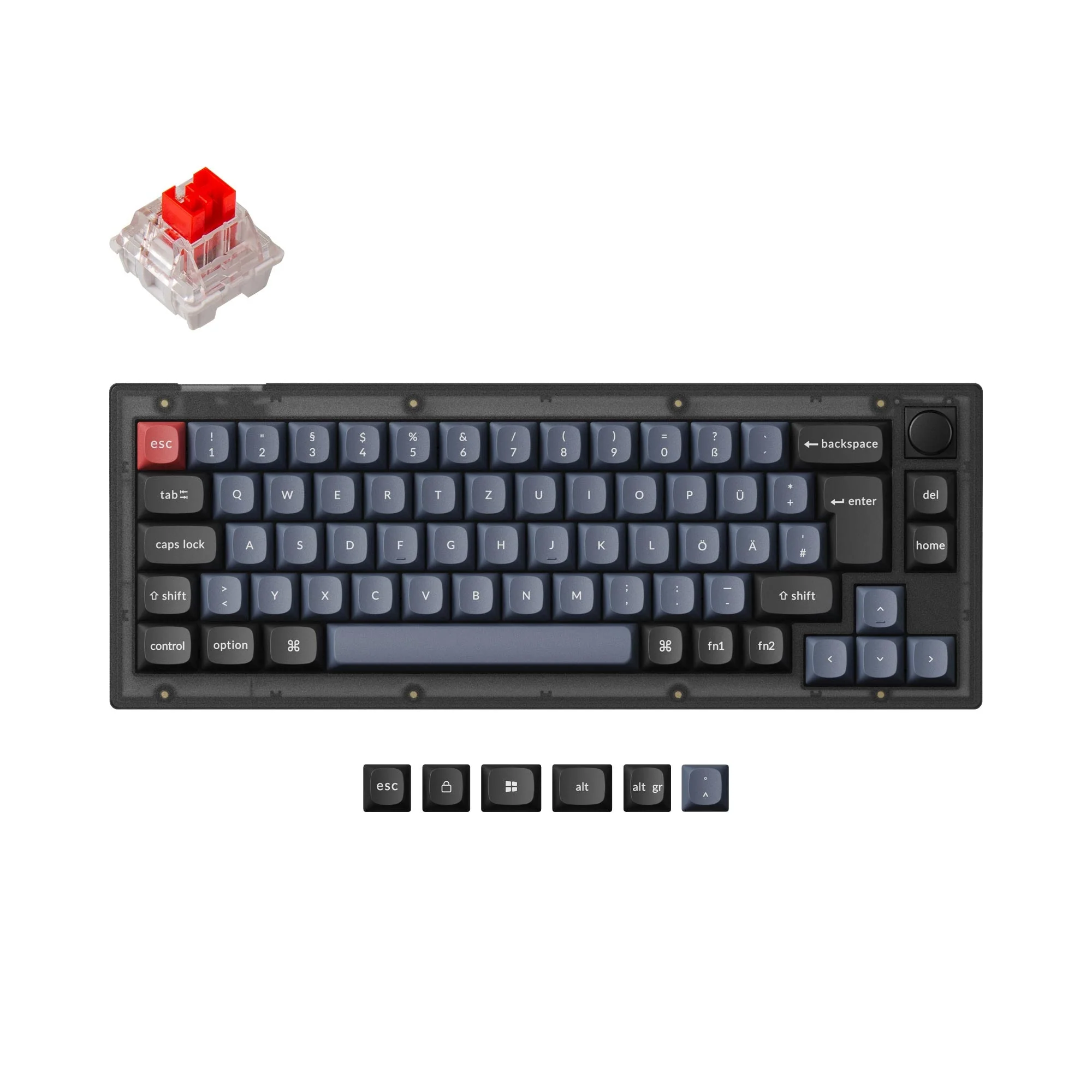 Keychron V2 QMK Custom Mechanical Keyboard ISO Layout Collection - Image 17