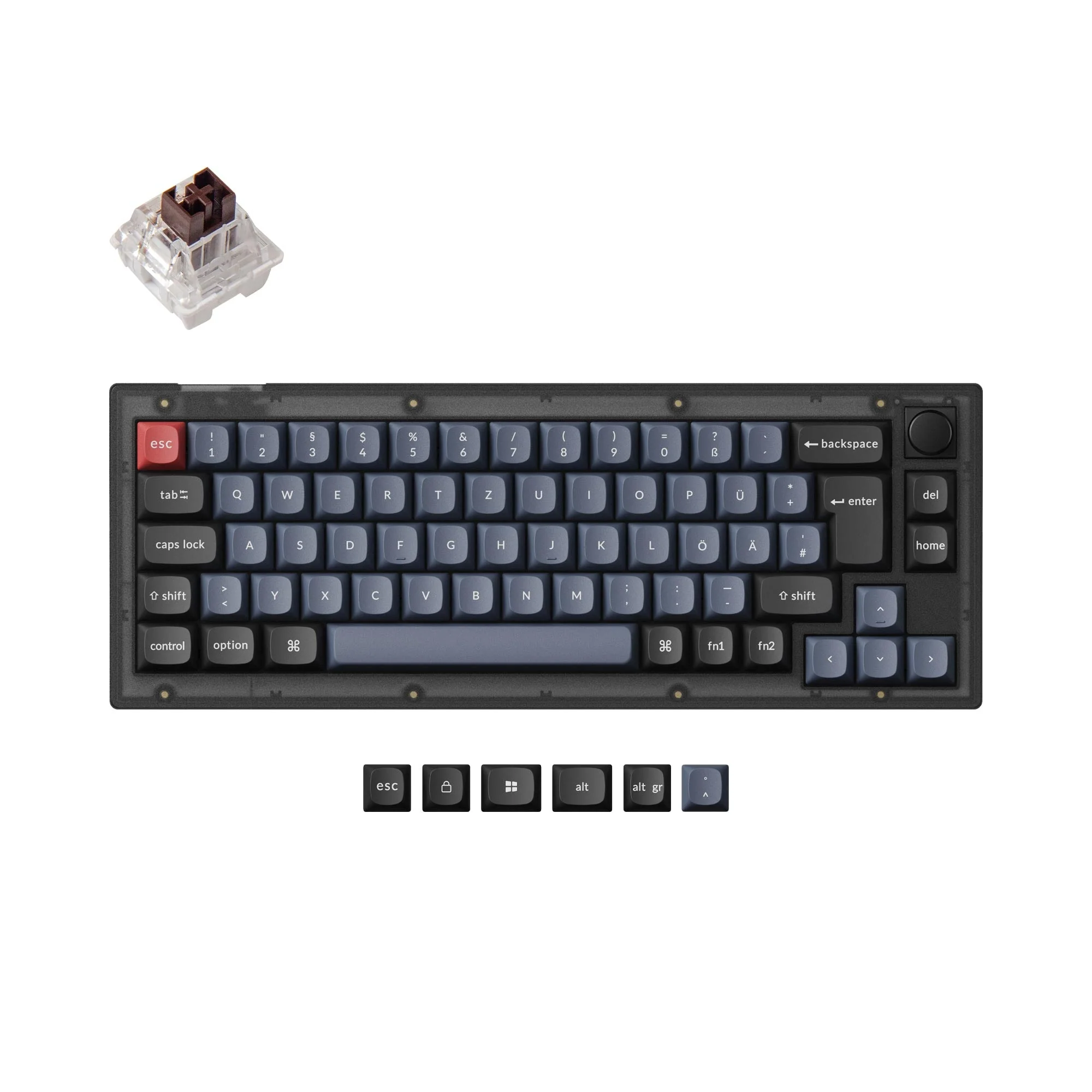 Keychron V2 QMK Custom Mechanical Keyboard ISO Layout Collection - Image 18