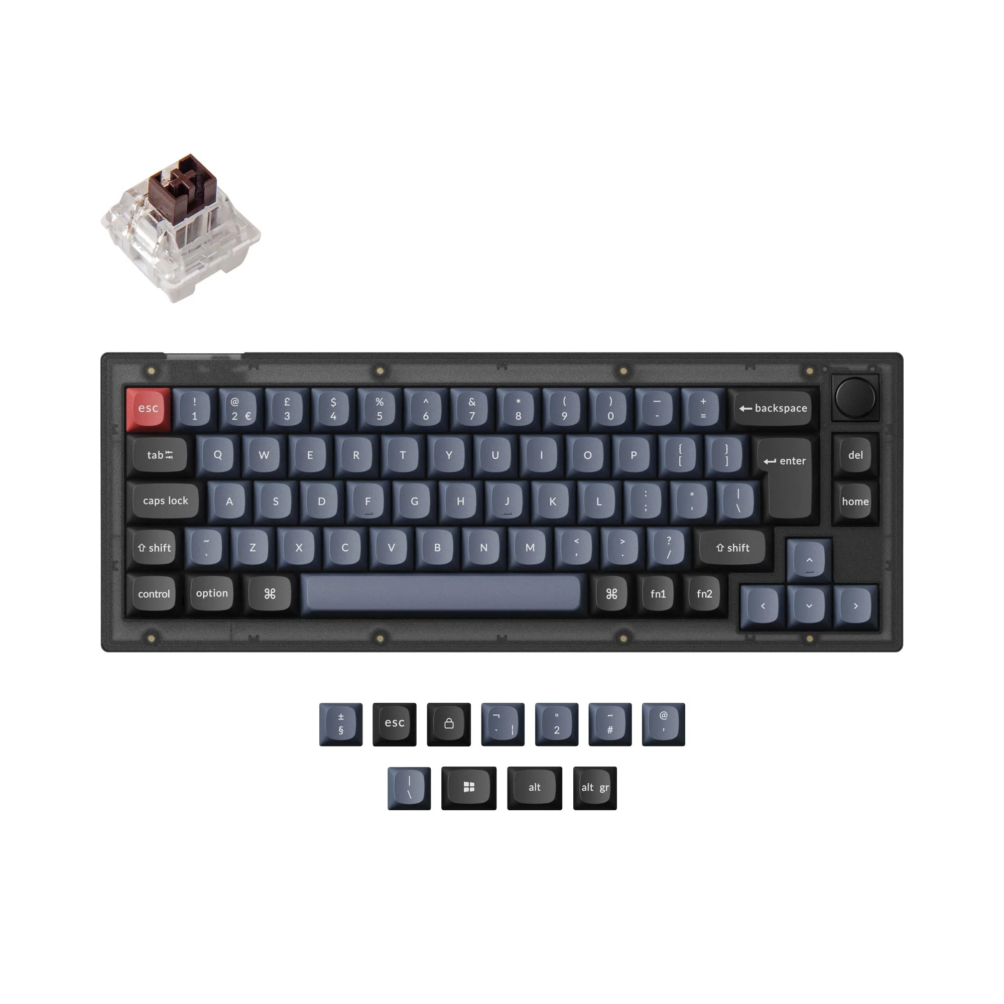 Keychron V2 QMK Custom Mechanical Keyboard ISO Layout Collection - Image 20