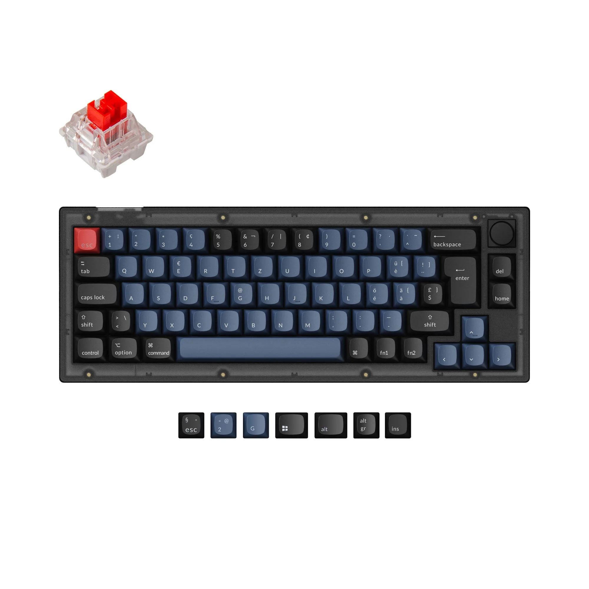 Keychron V2 QMK Custom Mechanical Keyboard ISO Layout Collection - Image 3
