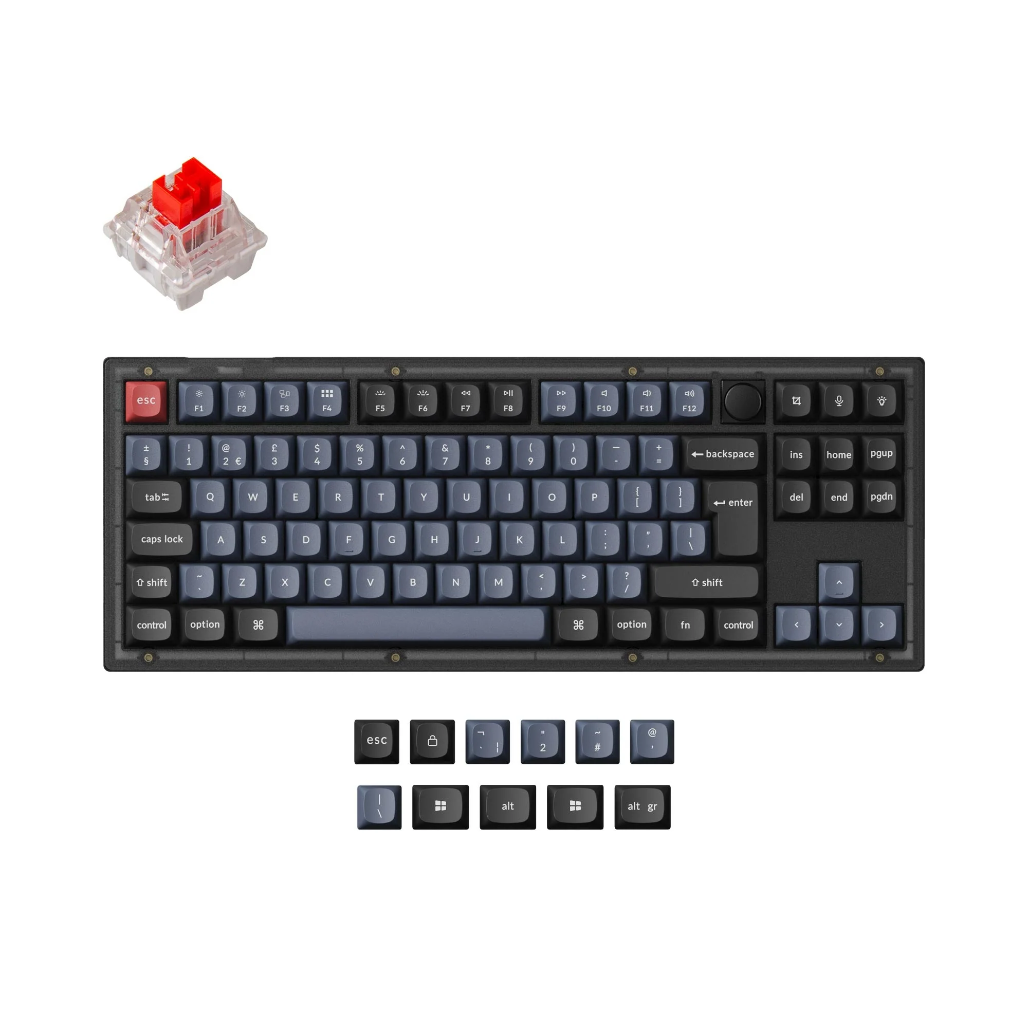 Keychron V3 QMK Custom Mechanical Keyboard ISO Layout Collection - Image 19