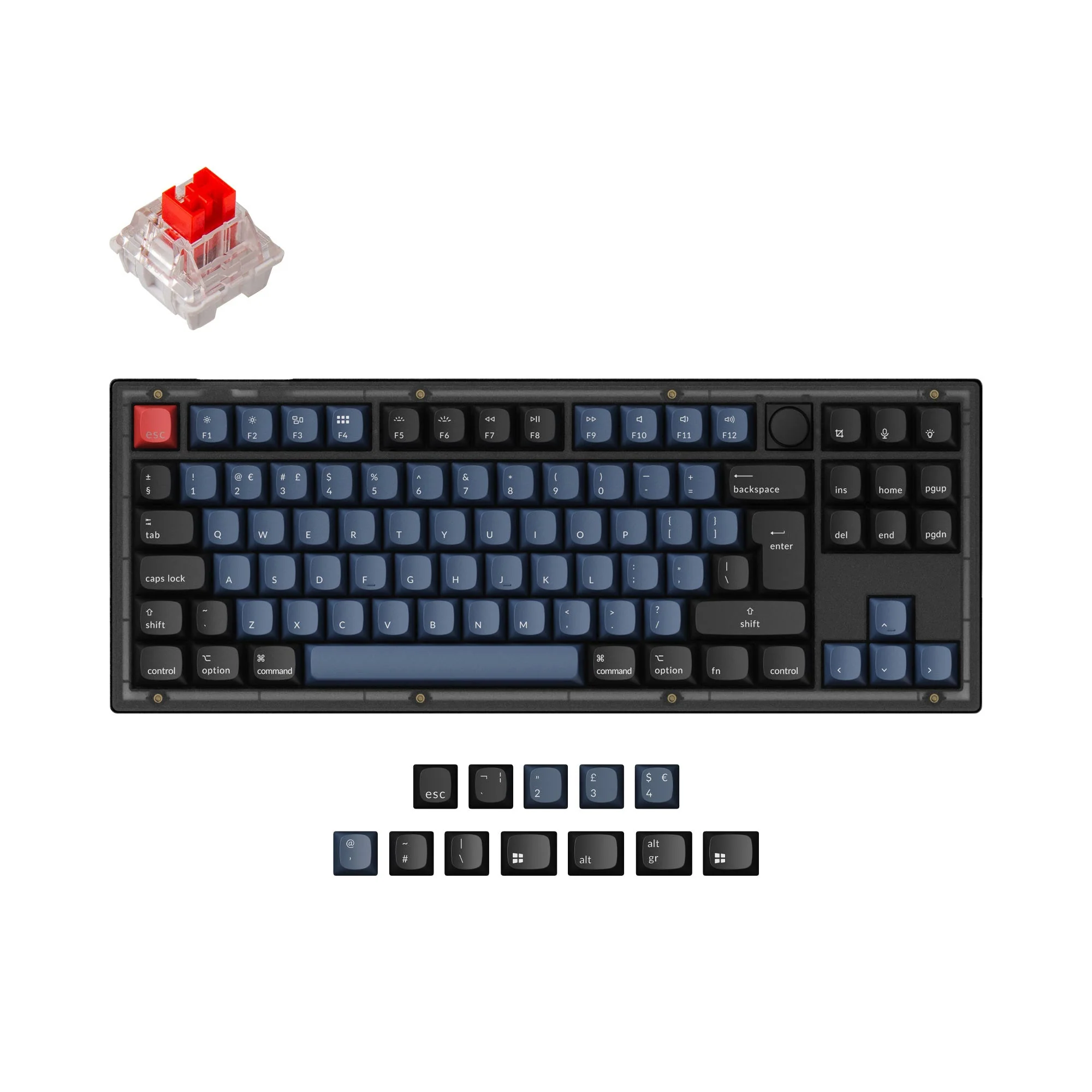 Keychron V3 QMK Custom Mechanical Keyboard ISO Layout Collection - Image 3