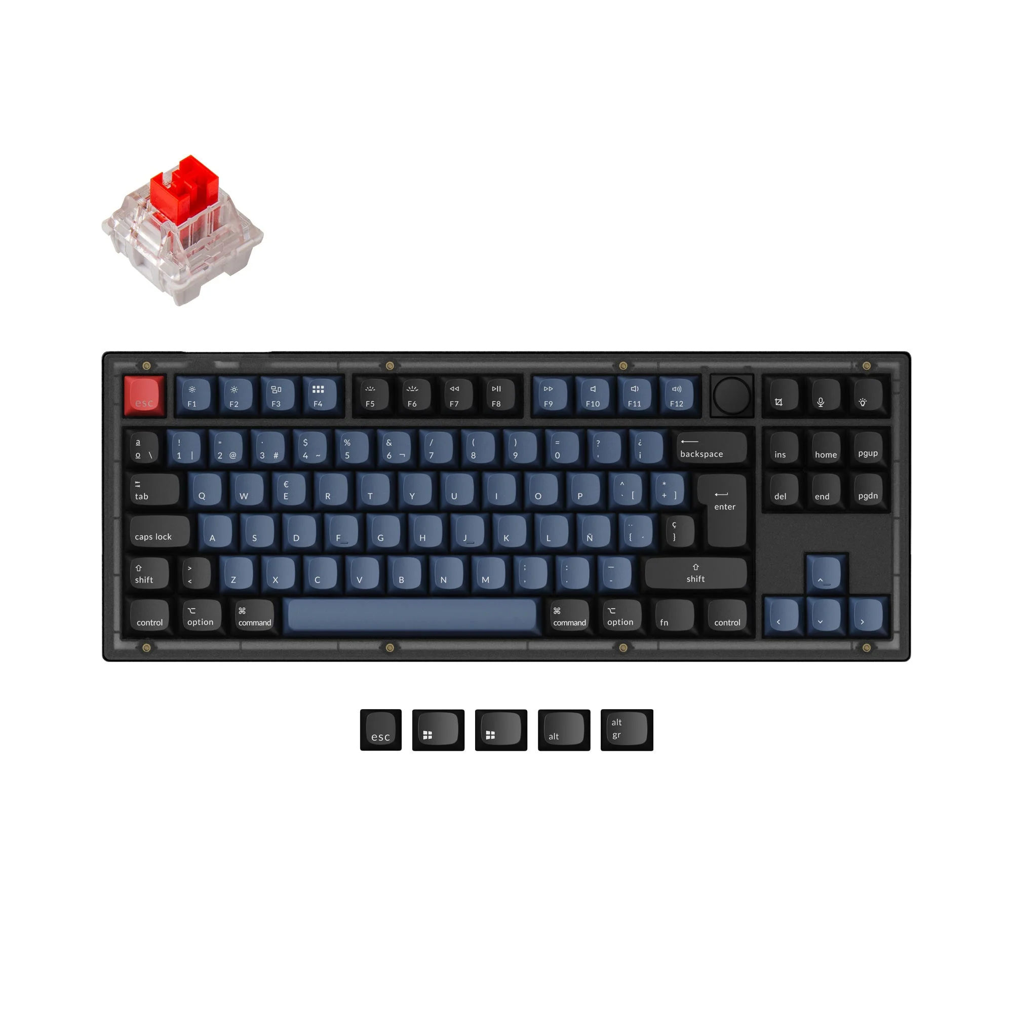 Keychron V3 QMK Custom Mechanical Keyboard ISO Layout Collection - Image 7