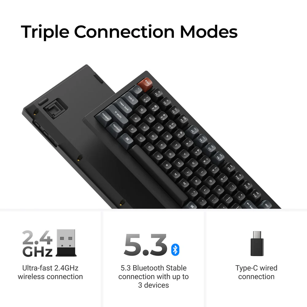 Keychron V5 Ultra 8K Wireless Custom Mechanical Keyboard (US ANSI Layout) - Image 6
