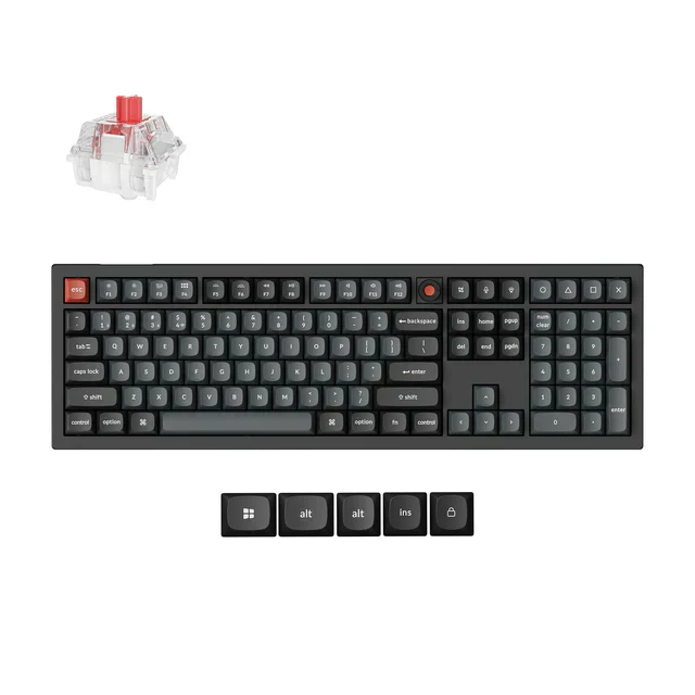 Keychron V6 8K QMK Wired Custom Mechanical Keyboard ISO Layout Collection - Image 6
