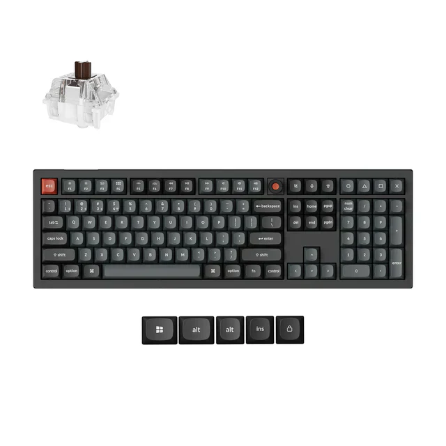 Keychron V6 8K QMK Wired Custom Mechanical Keyboard ISO Layout Collection - Image 7