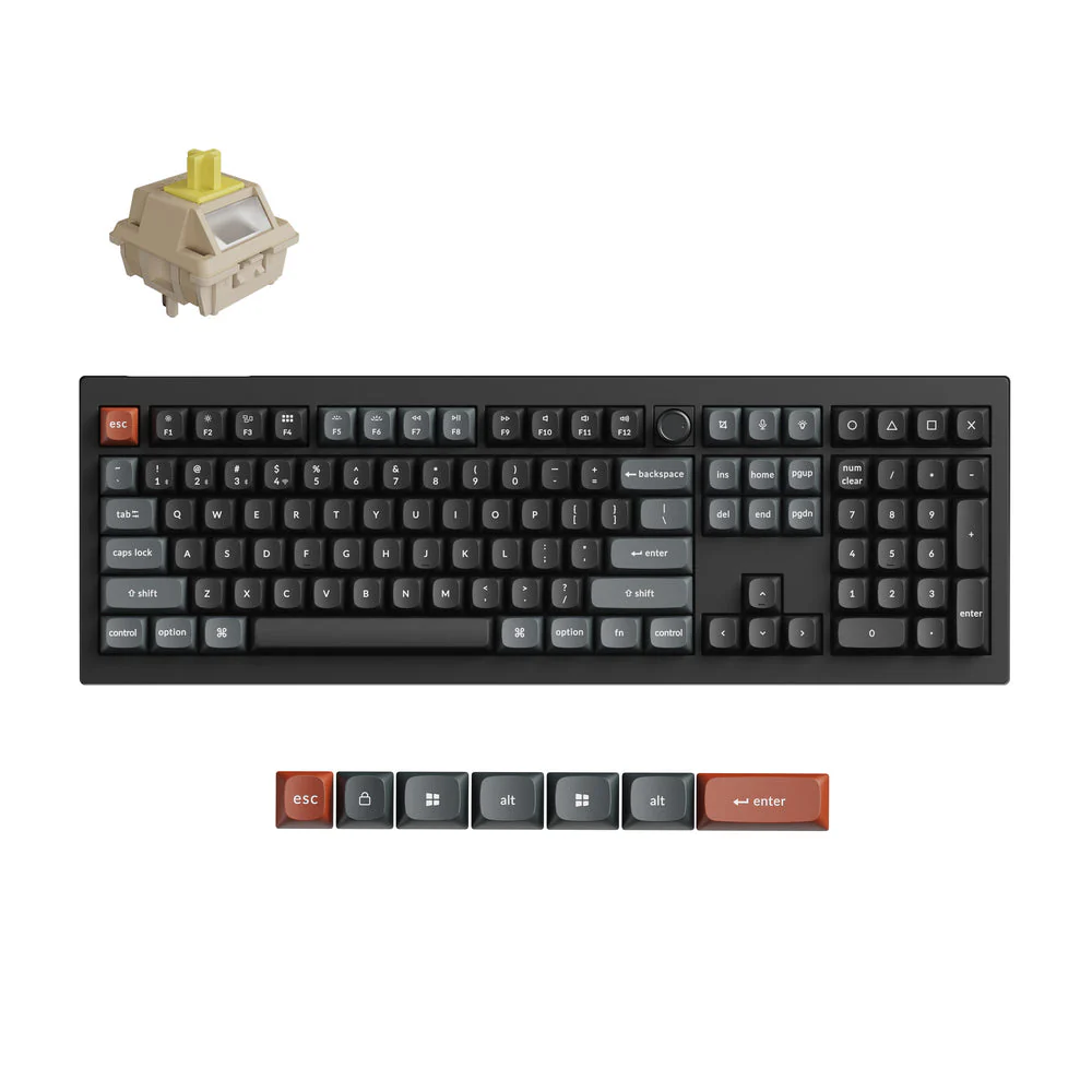 Keychron V6 Ultra 8K Wireless Custom Mechanical Keyboard (US ANSI Layout) - Image 3