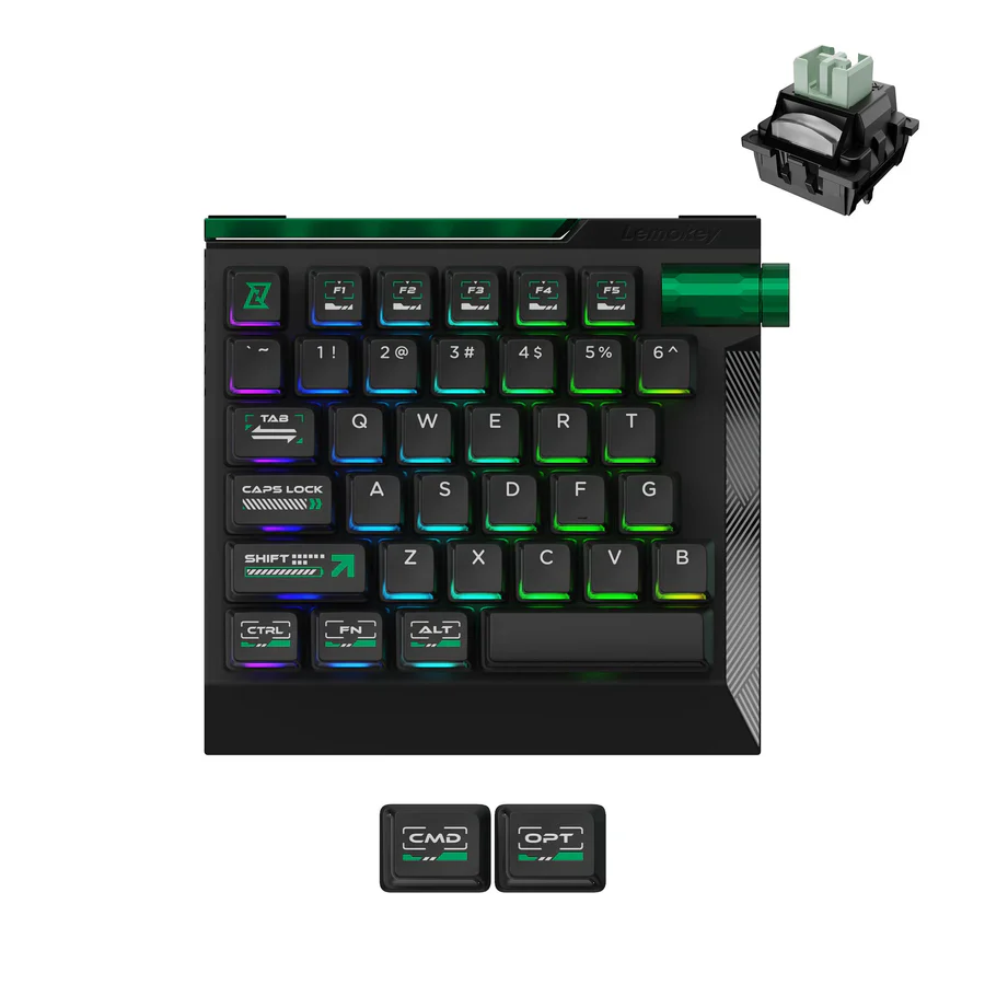 Lemokey L0 HE One Handed Magnetic Switch Gaming Keyboard - Image 5