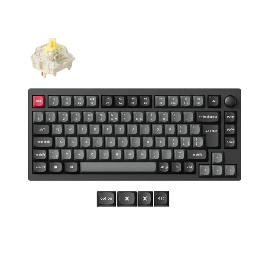 Lemokey P1 QMK Wireless Custom Mechanical Keyboard ISO Layout Collection - Image 12