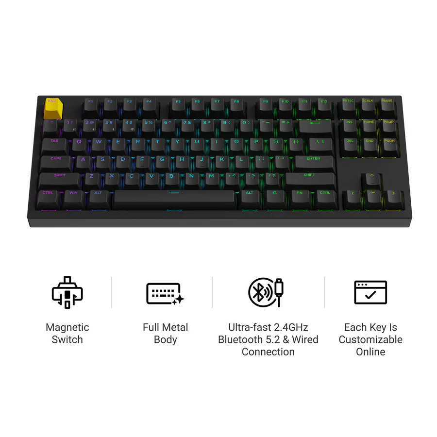 Lemokey P3 HE Wireless Magnetic Switch Custom Gaming Keyboard - Image 4