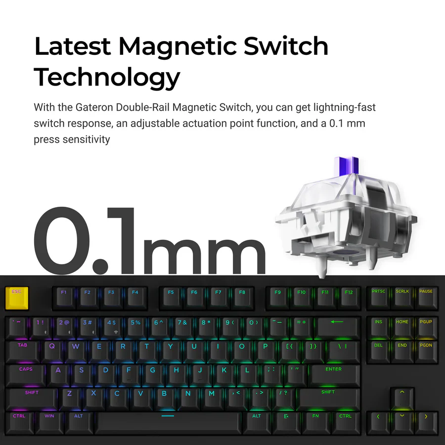 Lemokey P3 HE Wireless Magnetic Switch Custom Gaming Keyboard - Image 5