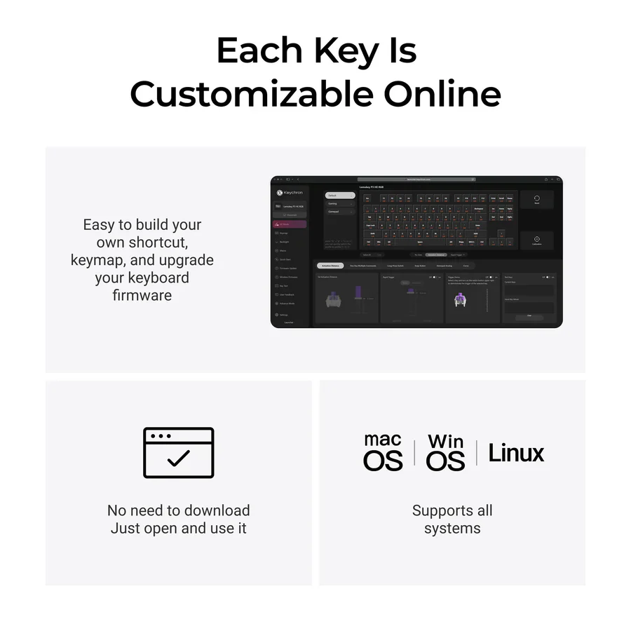 Lemokey P3 HE Wireless Magnetic Switch Custom Gaming Keyboard - Image 9