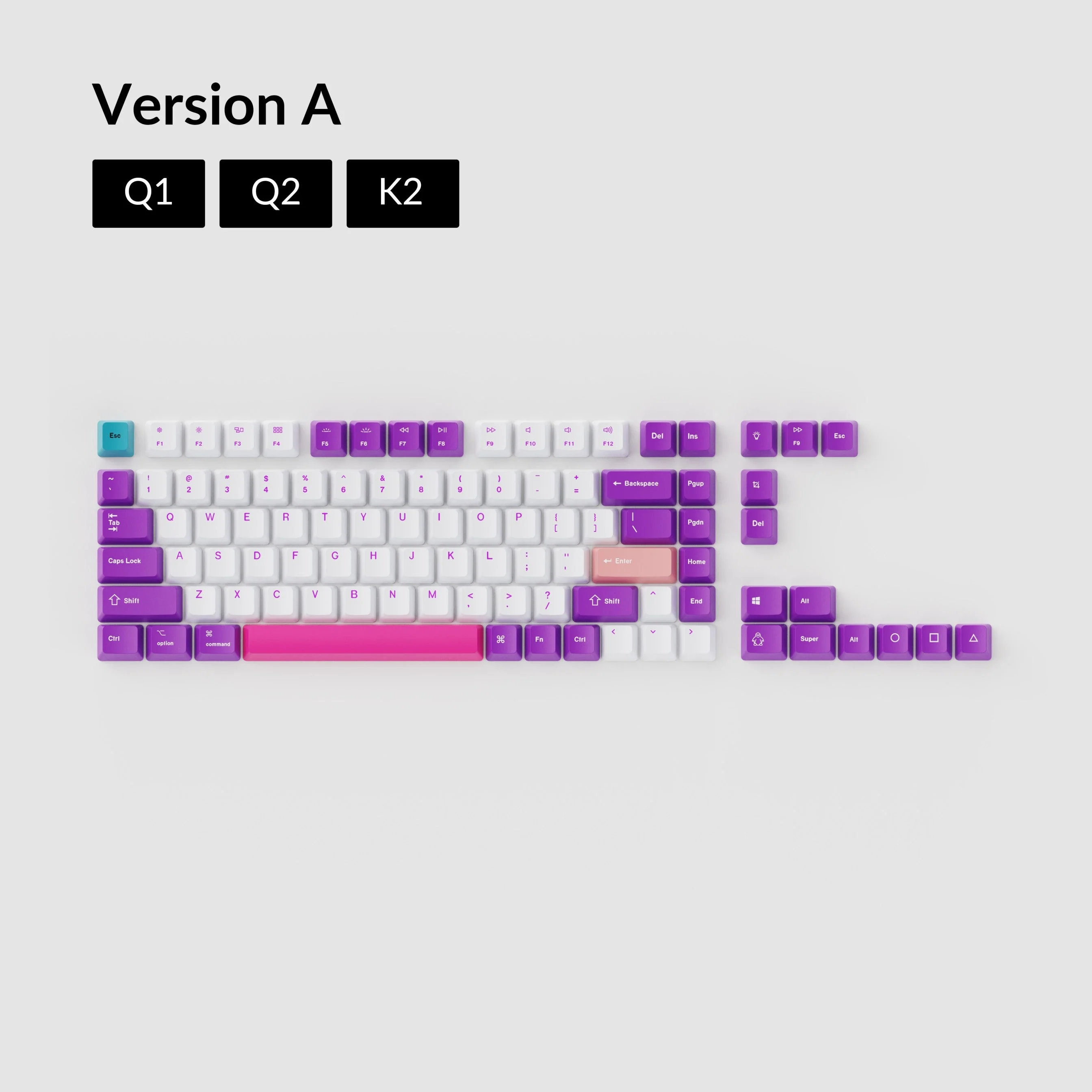 OEM Dye-Sub PBT Keycap Set - Unicorn - Image 3
