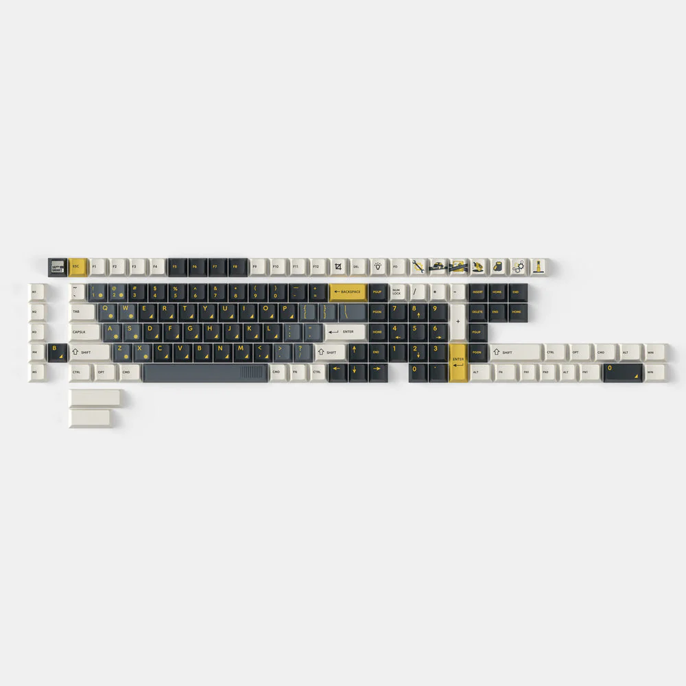 Retro Garage - Cherry Profile Dye-Sub PBT Full Keycap Set - Image 2