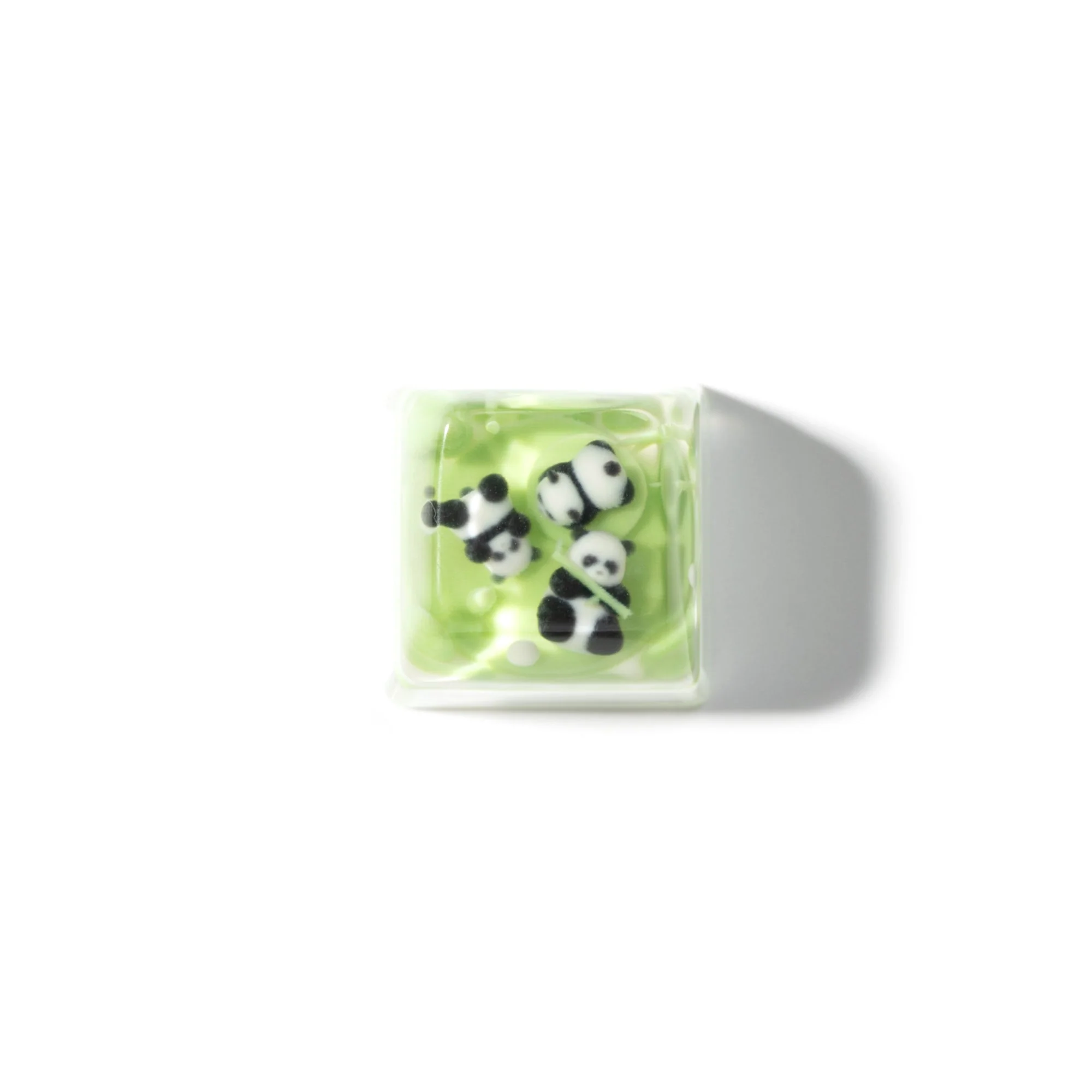 Three Pandas Resin Artisan Keycap - Image 2